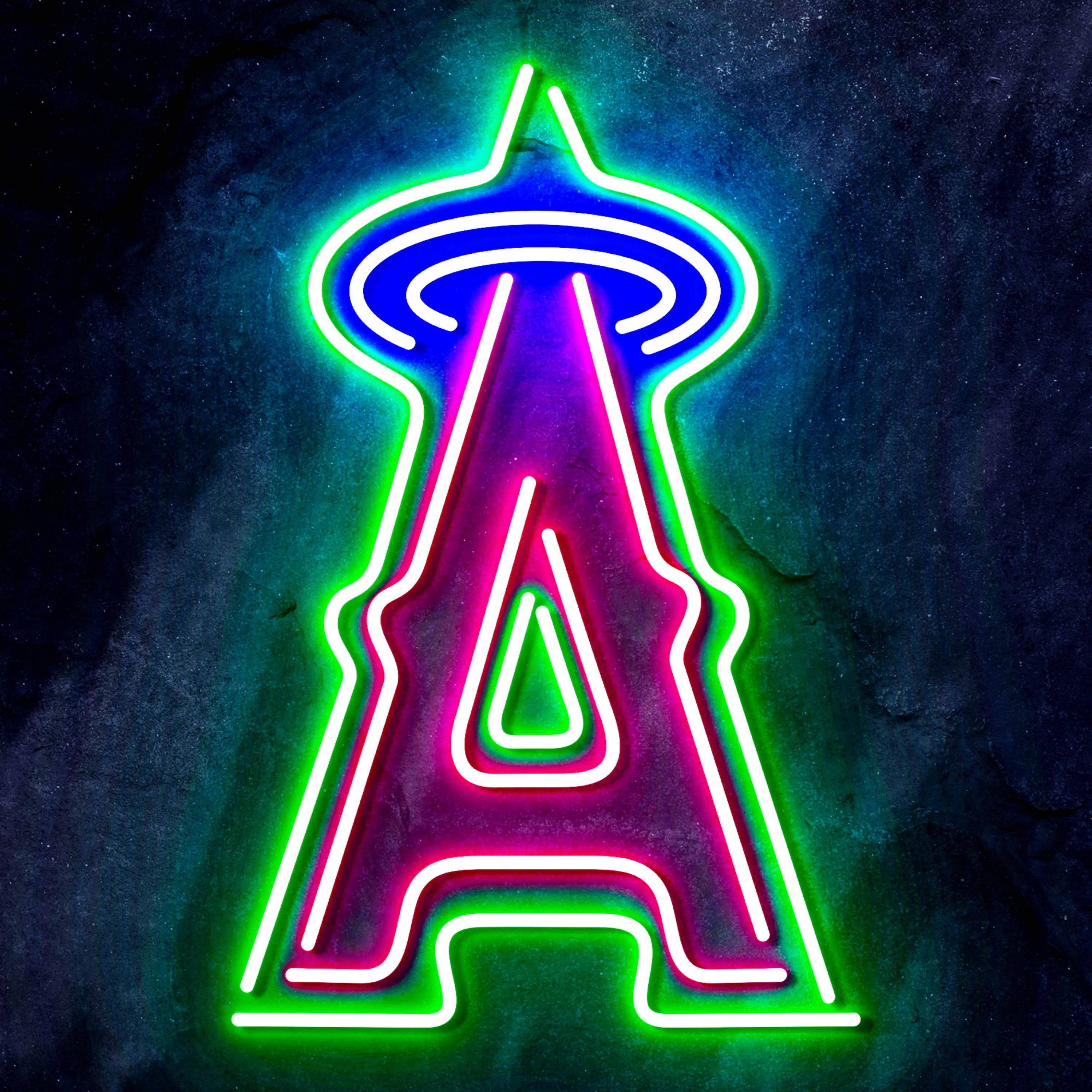 MLB Los Angeles Angels Bar Neon Flex LED Sign - Image 4