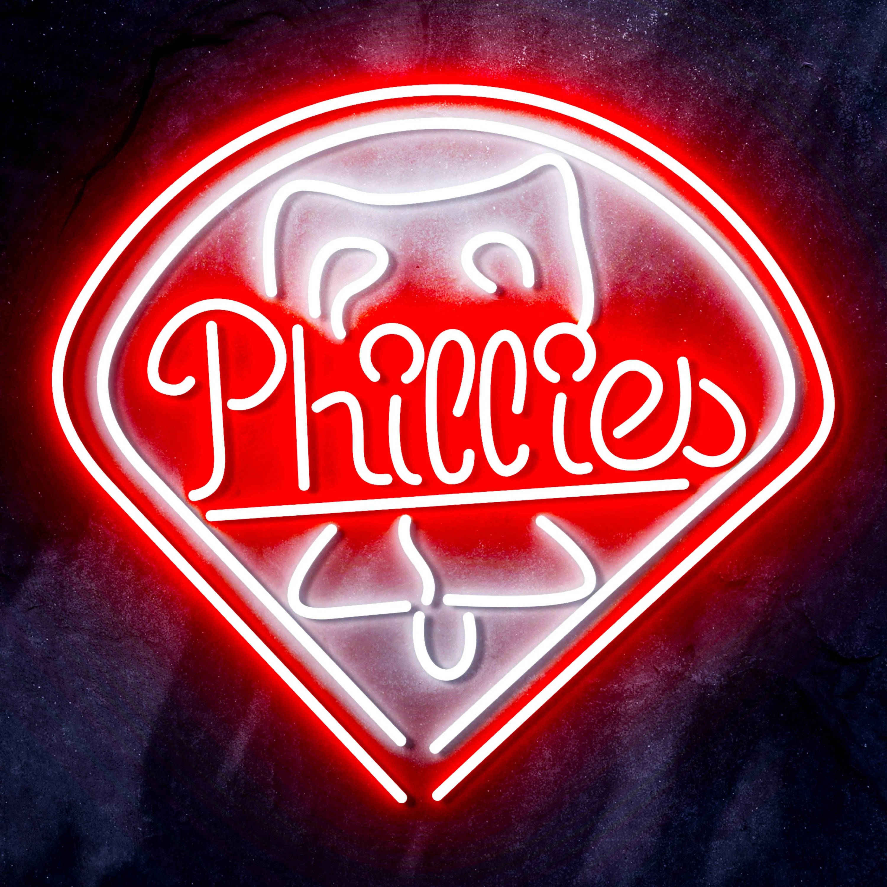 MLB Philadelphia Phillies Bar Neon Flex LED Sign - Image 10