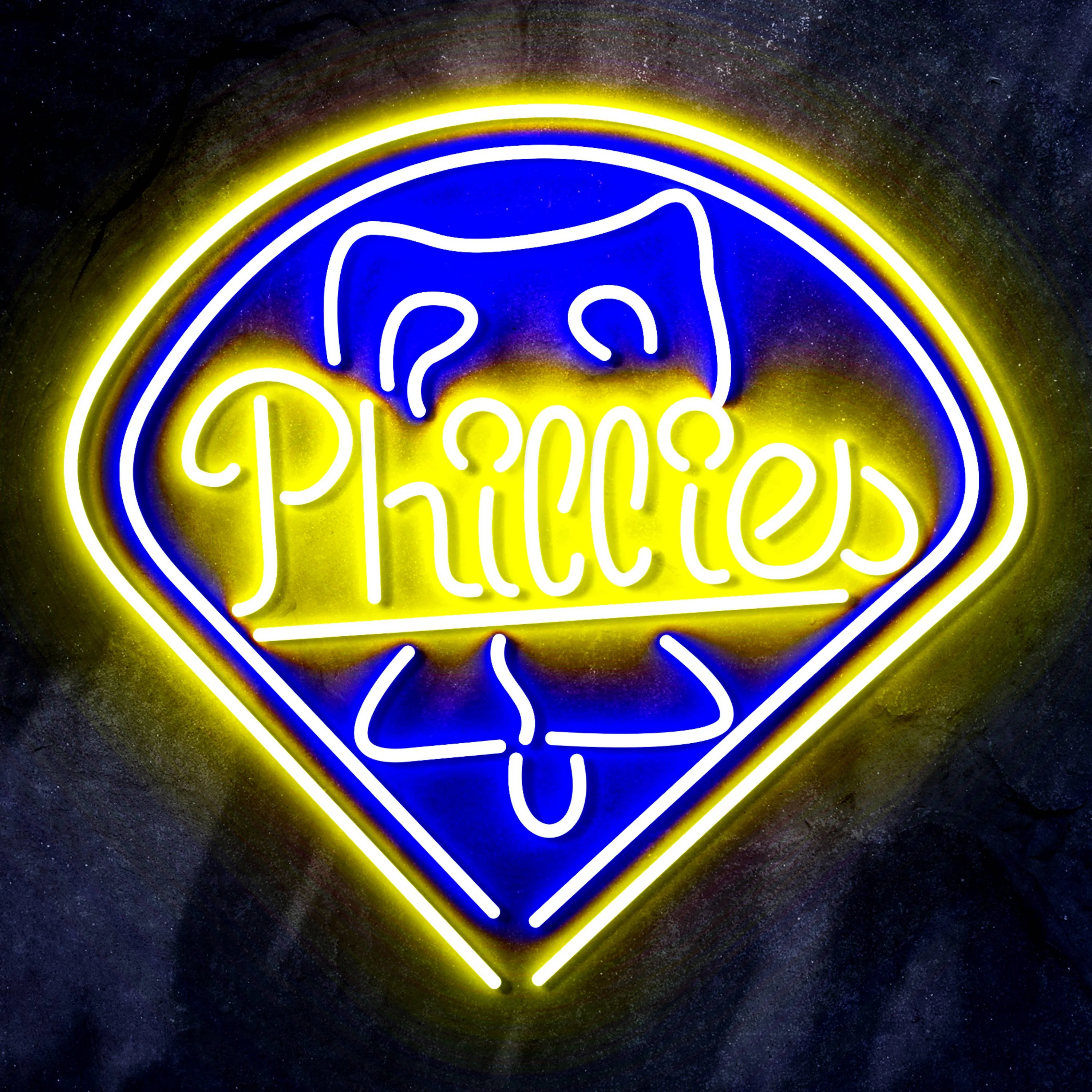 MLB Philadelphia Phillies Bar Neon Flex LED Sign - Image 8