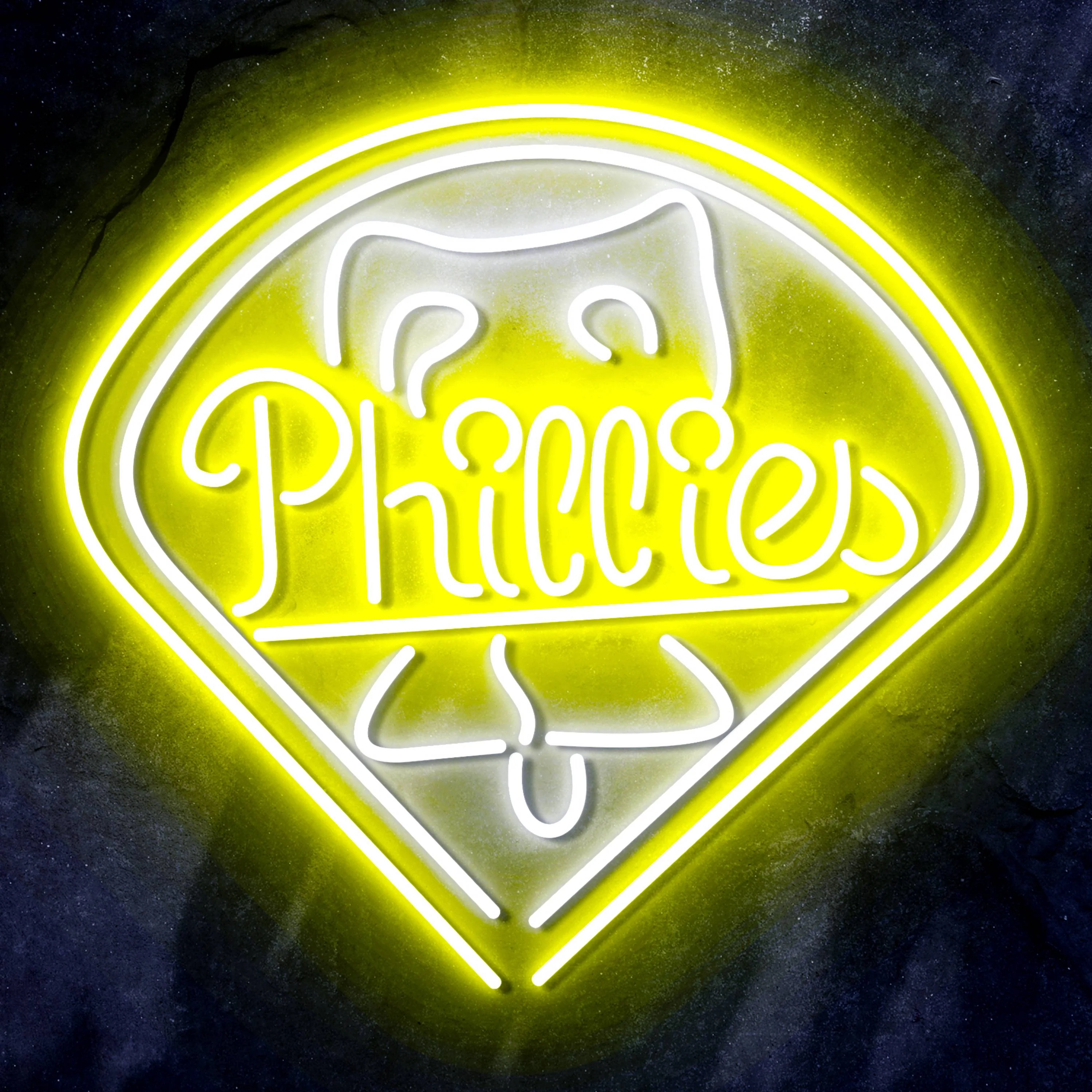 MLB Philadelphia Phillies Bar Neon Flex LED Sign - Image 9