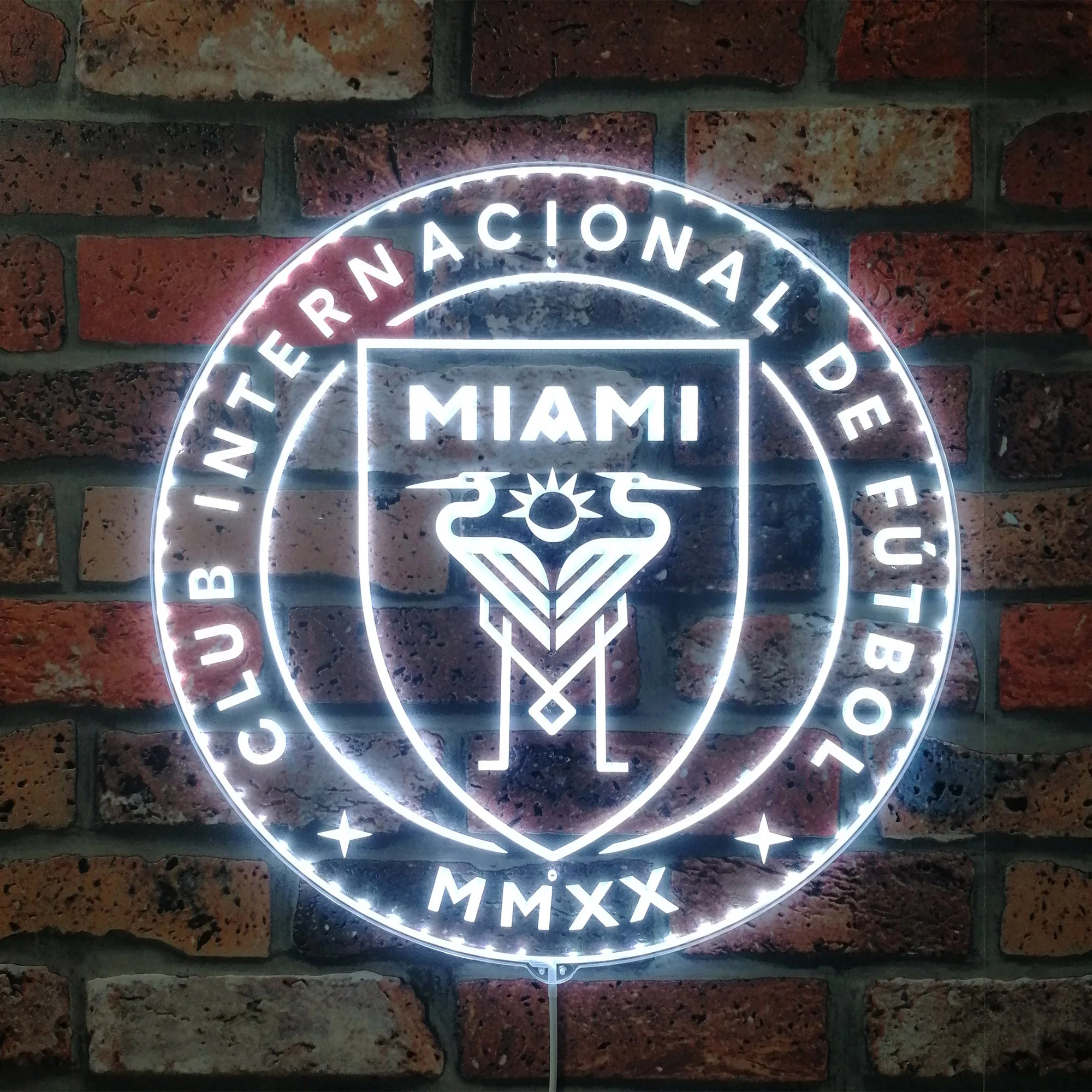 MLS Inter Miami C.F. Soccer Neon LED Sign with Dynamic RGB Colors - Image 5