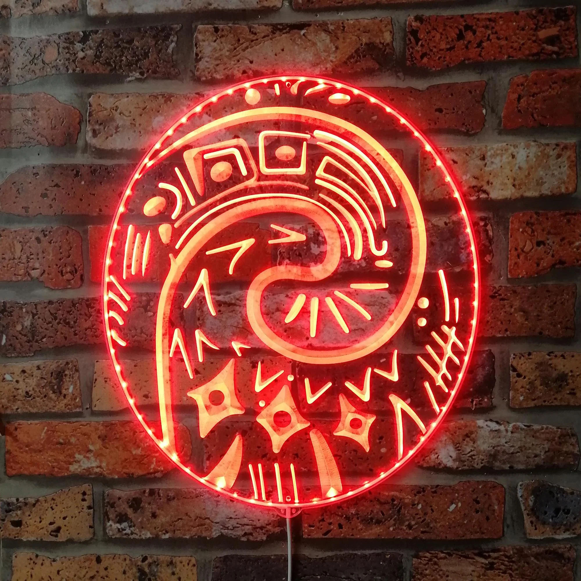 Moana Te Fiti Heart Neon LED Sign with Dynamic RGB Colors - Image 3
