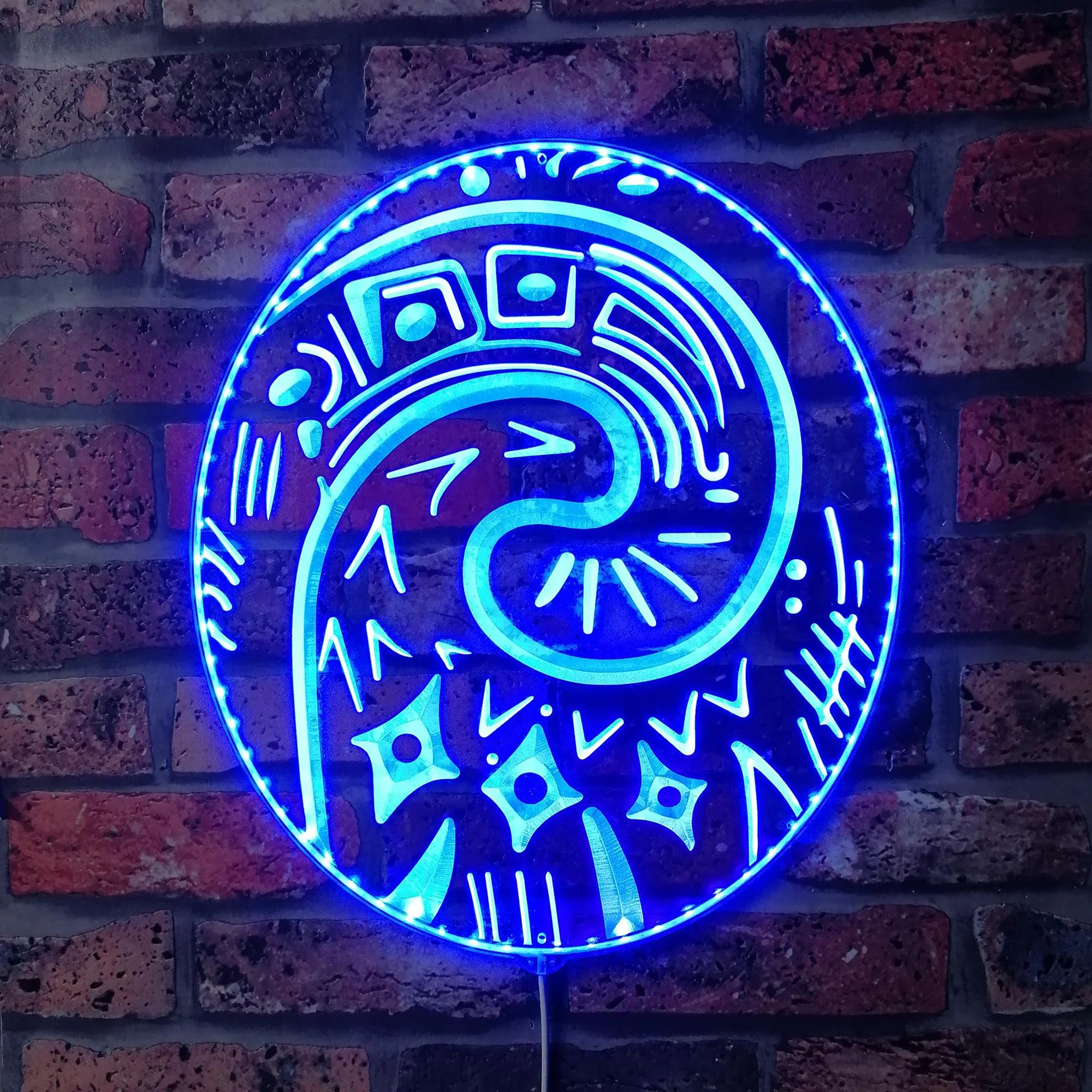 Moana Te Fiti Heart Neon LED Sign with Dynamic RGB Colors - Image 4