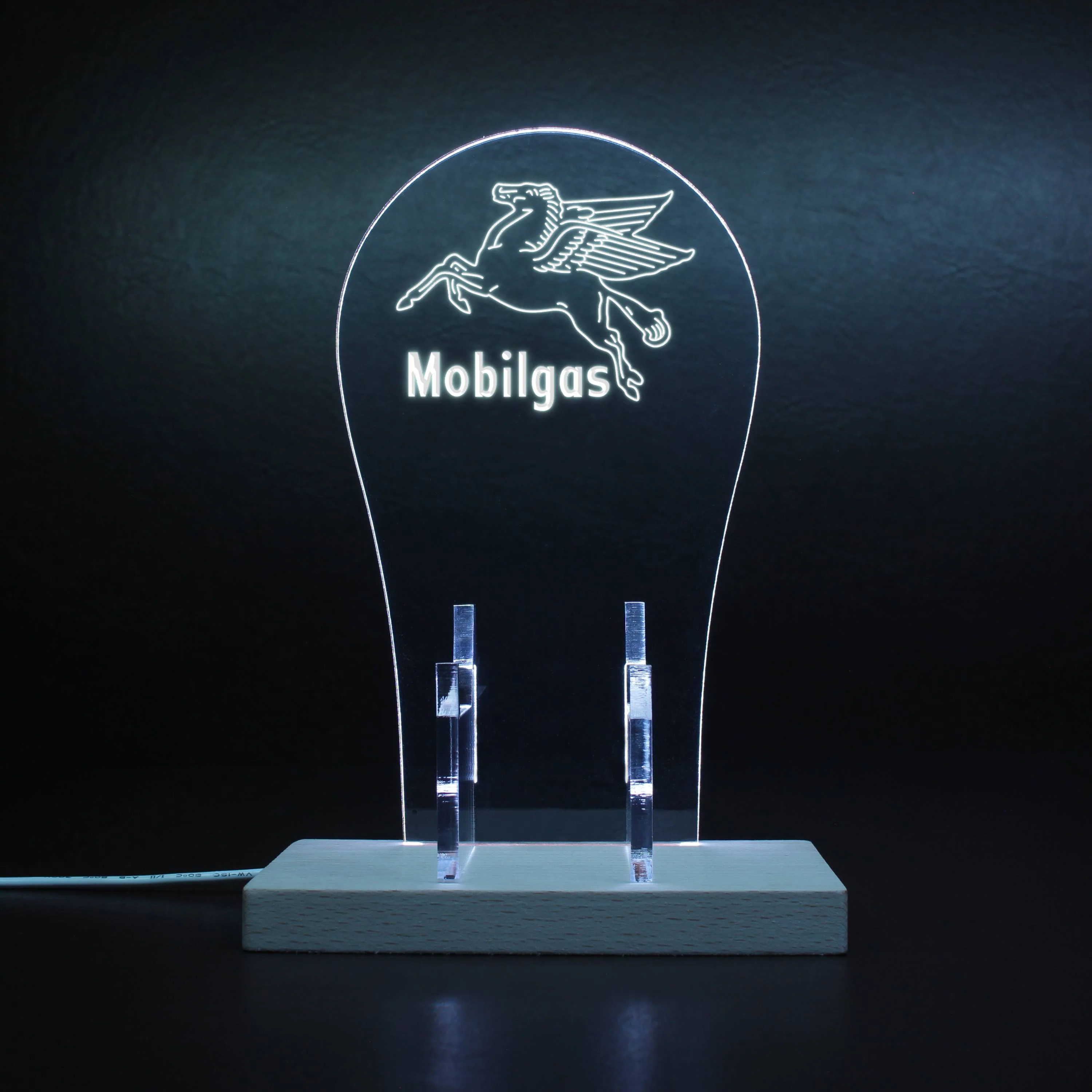 Mobil Gas Flying Horse LED Gaming Headset Controller Stand - Image 5