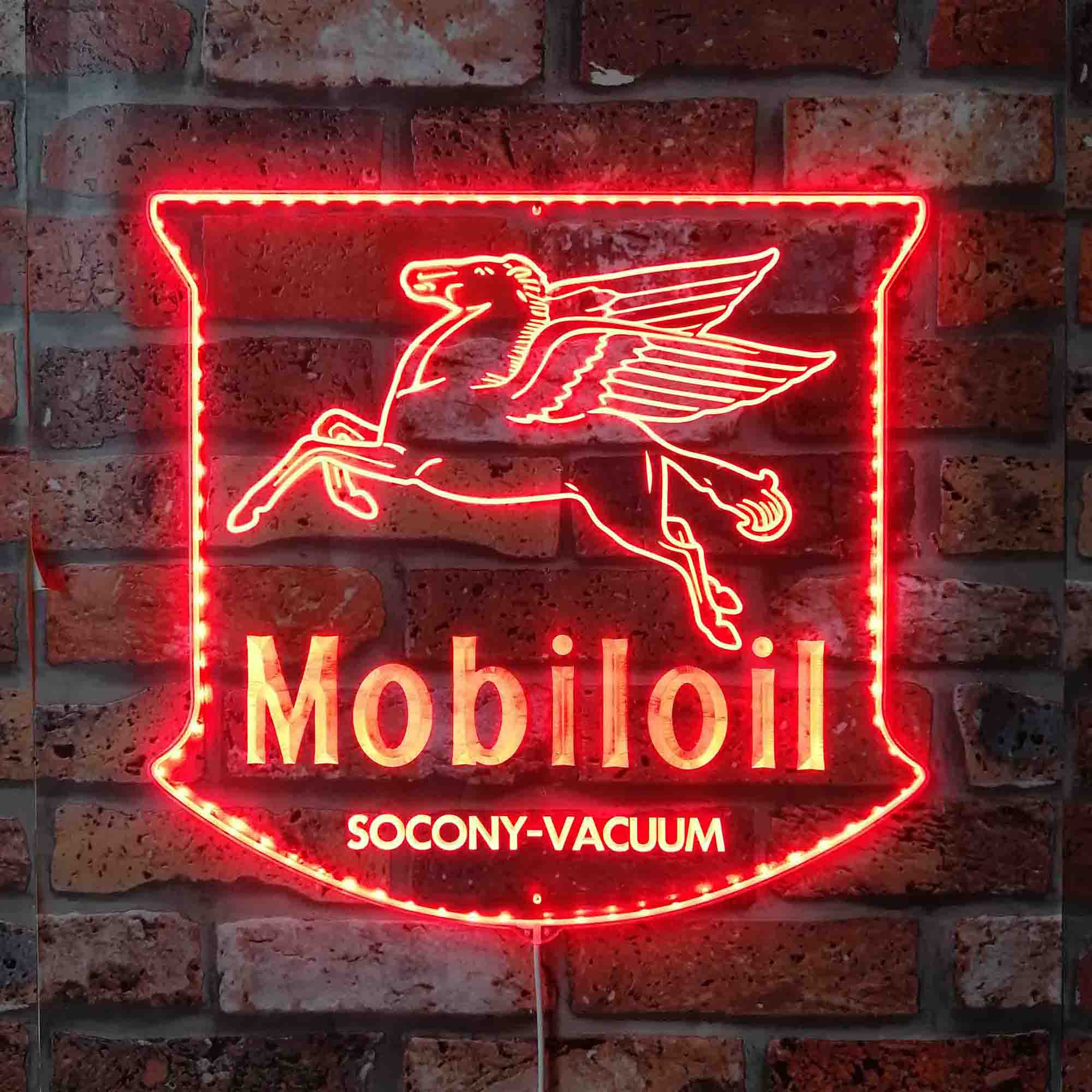 MOBILOIL Neon LED Sign with Dynamic RGB Colors - Image 3