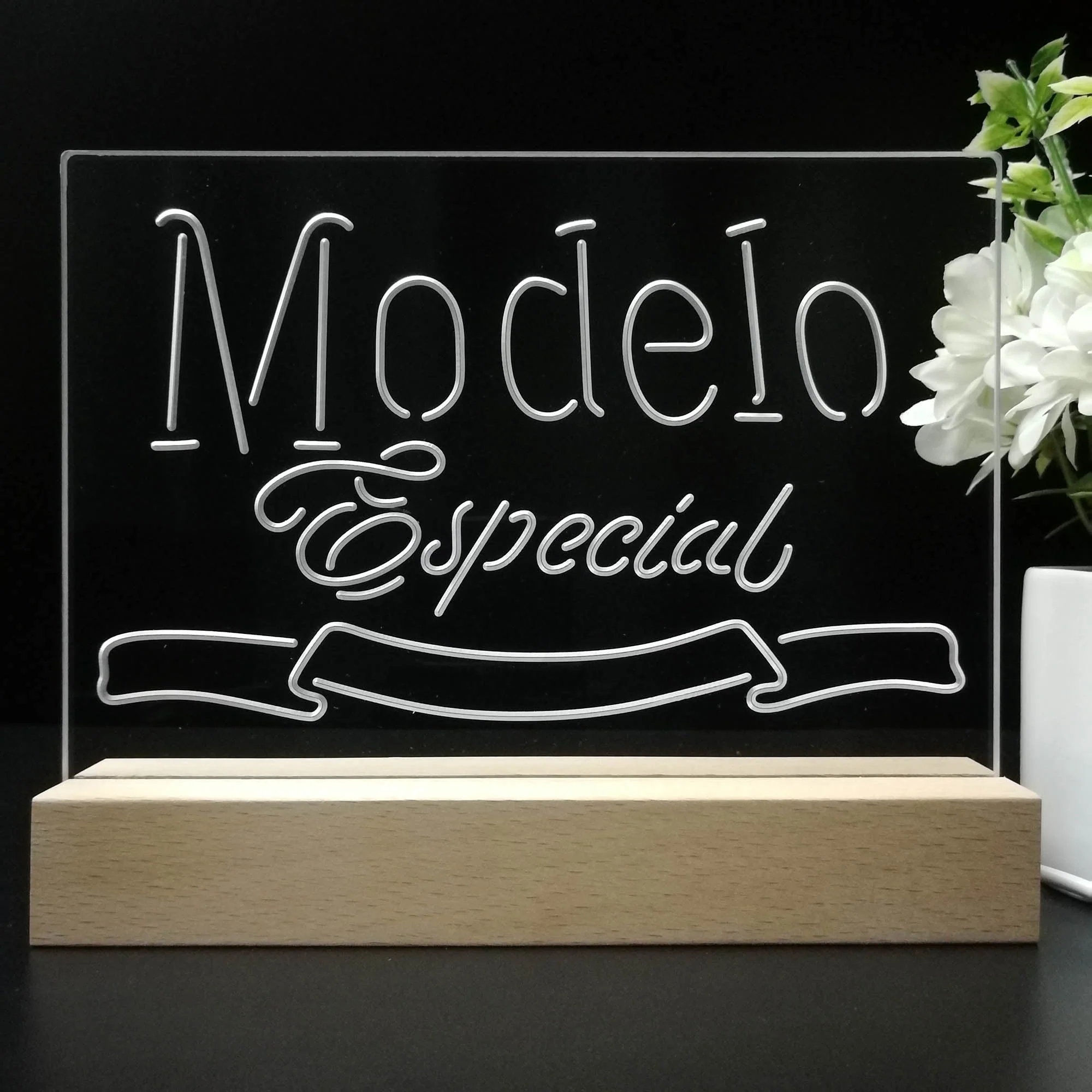 Modelo Especial 1925 Beer Bar Neon Sign Pub Bar Lamp - Image 8