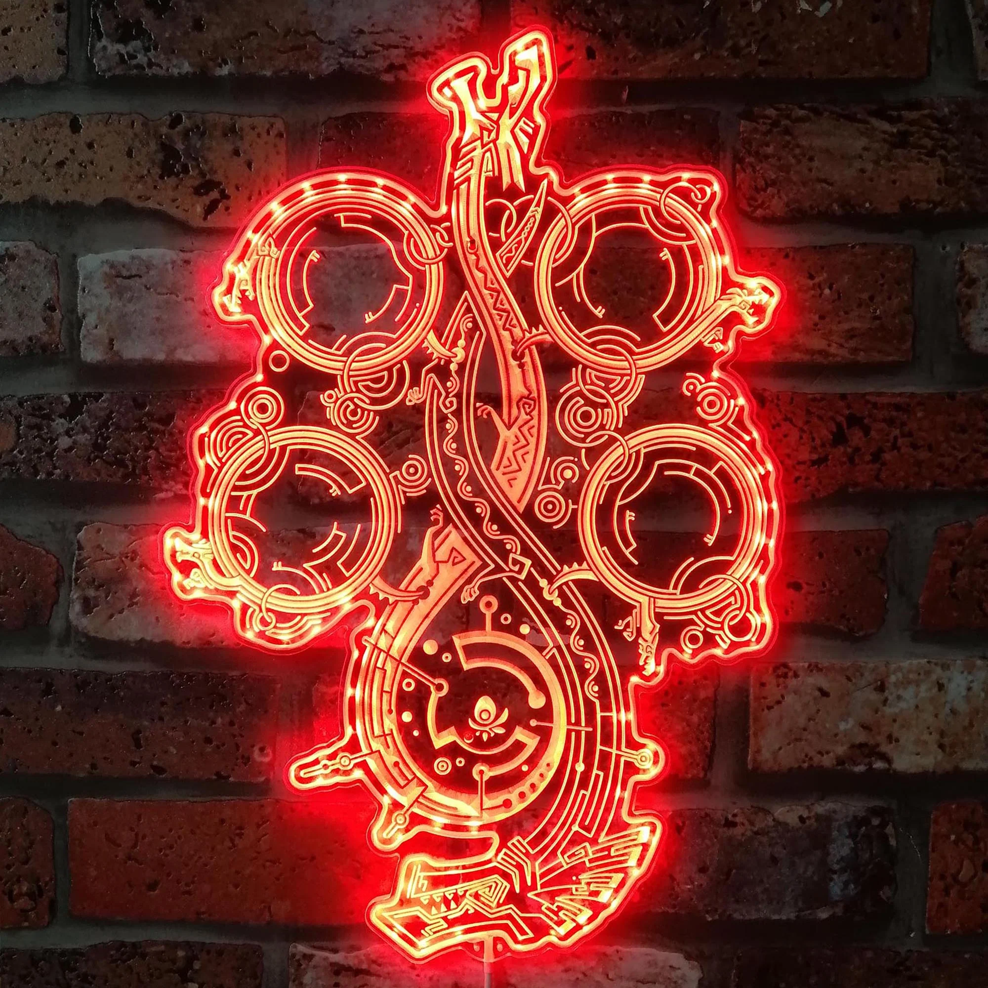 Monster Hunter Wilds Neon LED Sign with Dynamic RGB Colors - Image 3