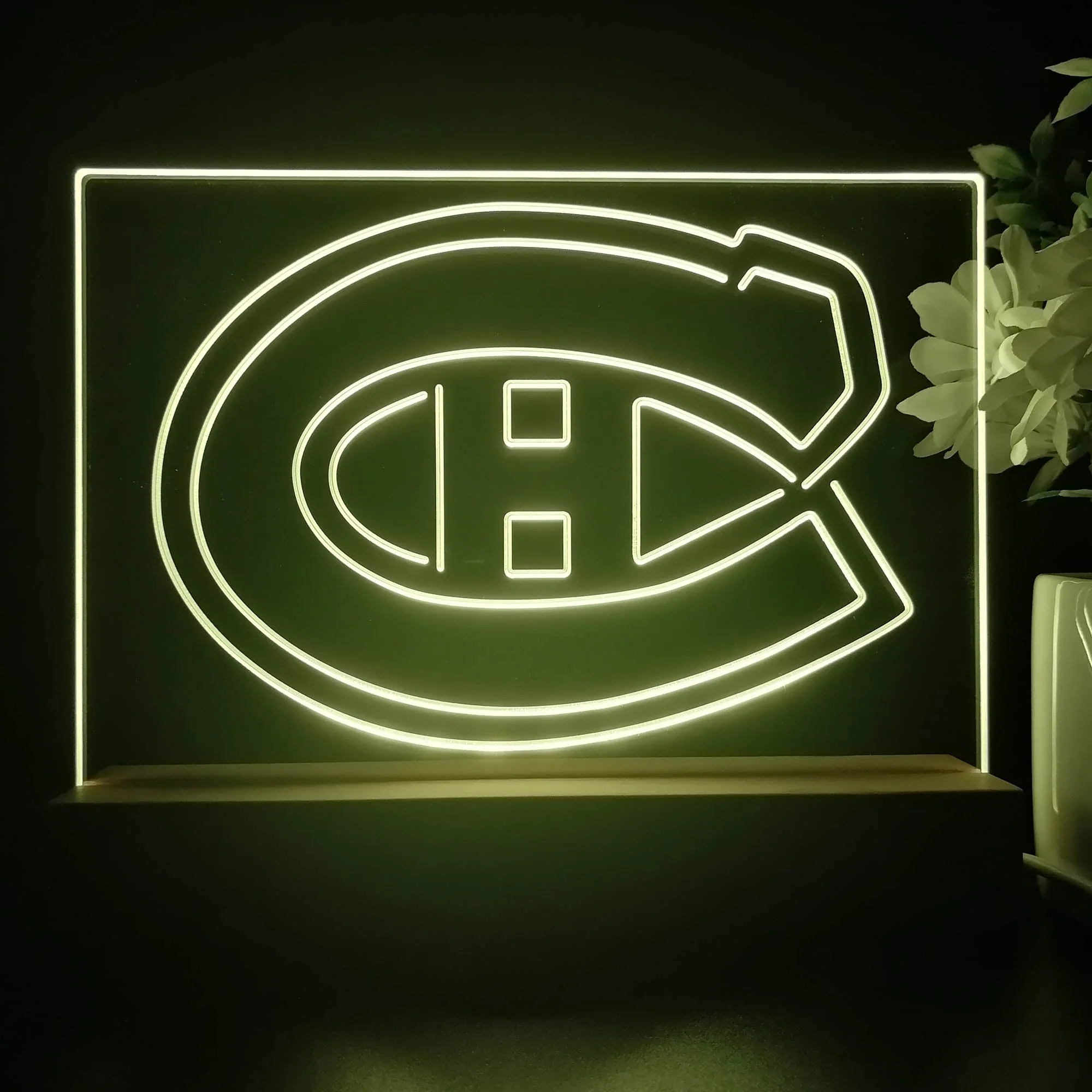 Montreal Canadiens Night Light Pub Bar Lamp - Image 4