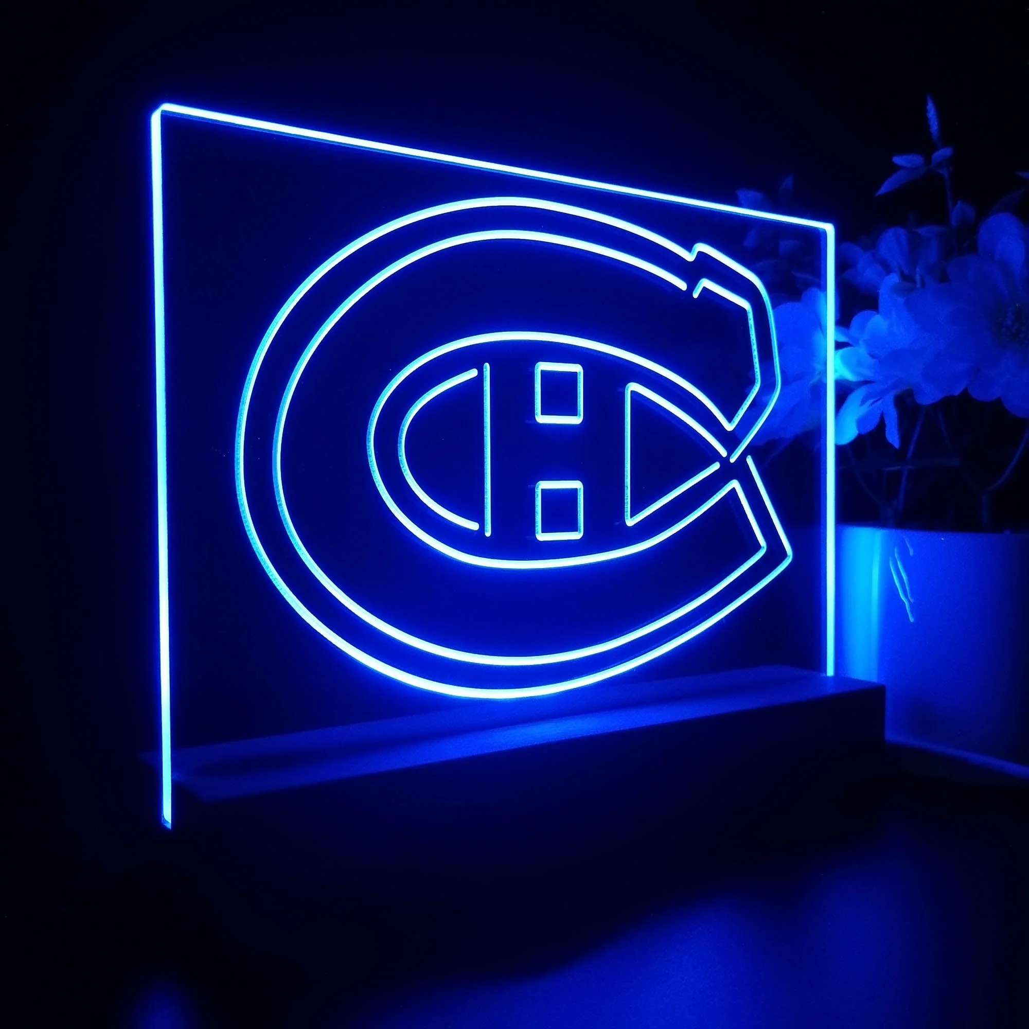 Montreal Canadiens Night Light Pub Bar Lamp - Image 6