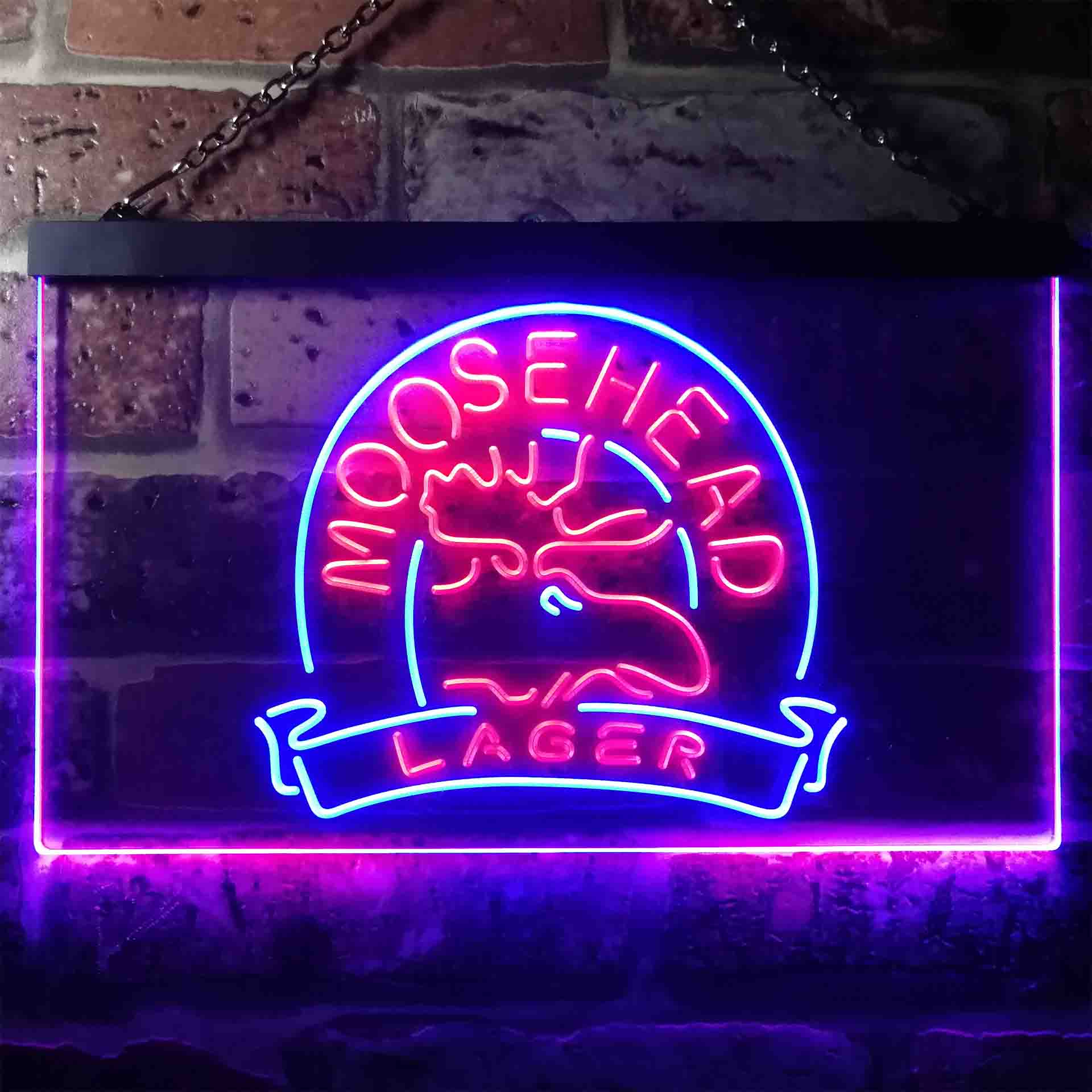 Moosehead Lager Beer Home Bar Neon Light LED Sign - Image 10