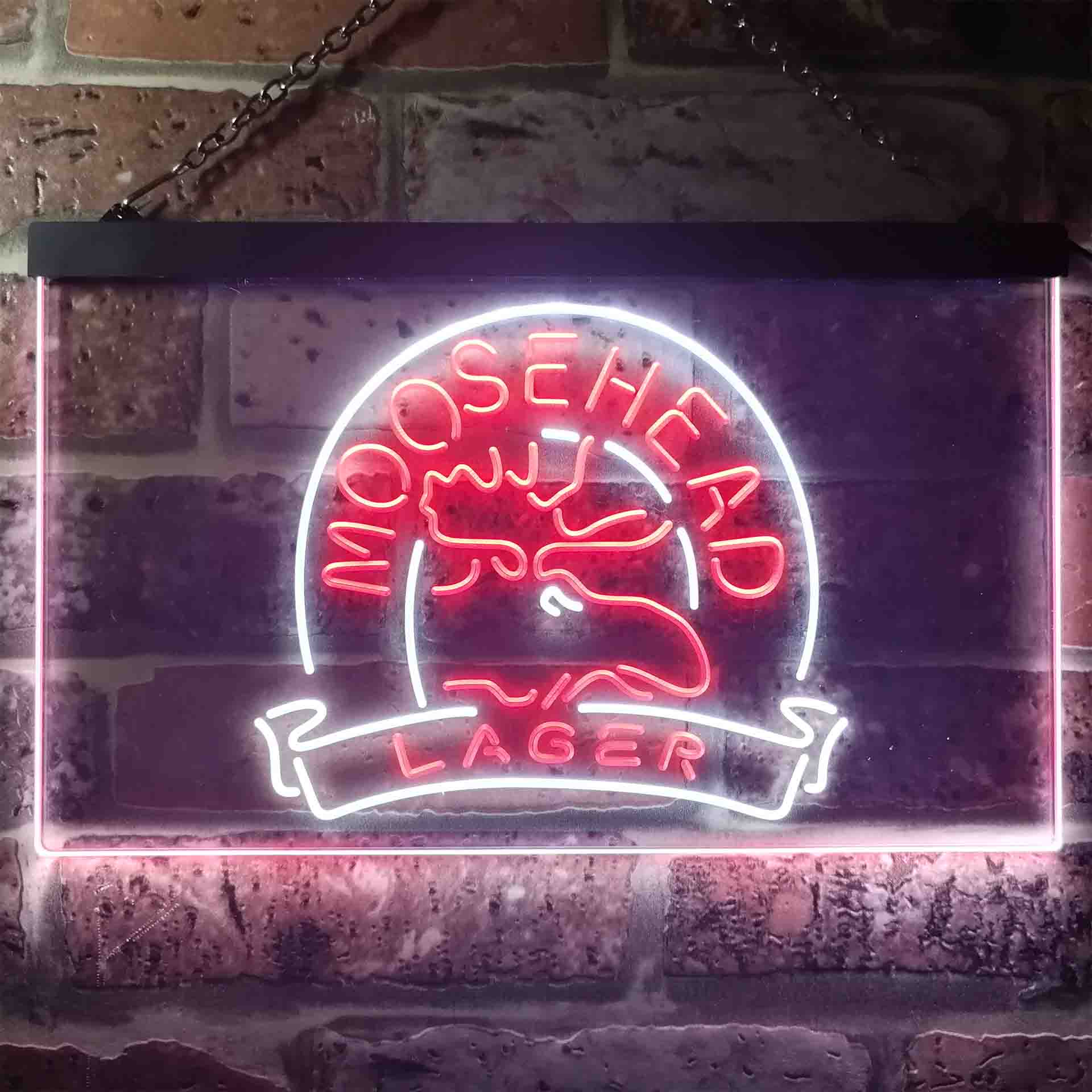 Moosehead Lager Beer Home Bar Neon Light LED Sign - Image 3