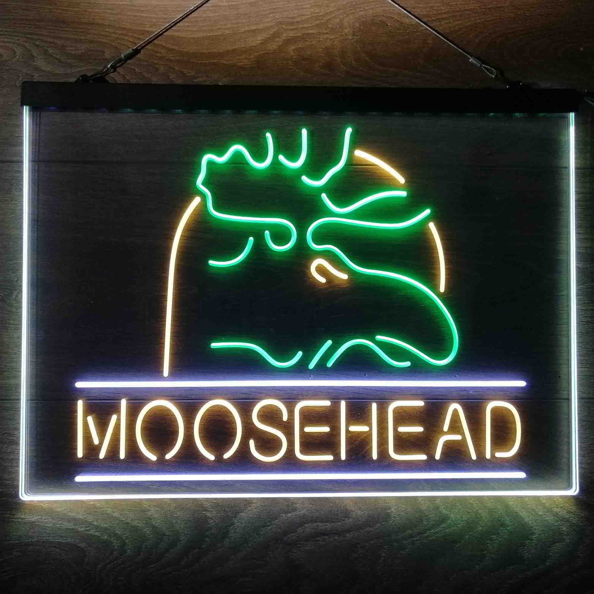 Moosehead Lager Beer Neon 3-Color LED Sign - Image 10