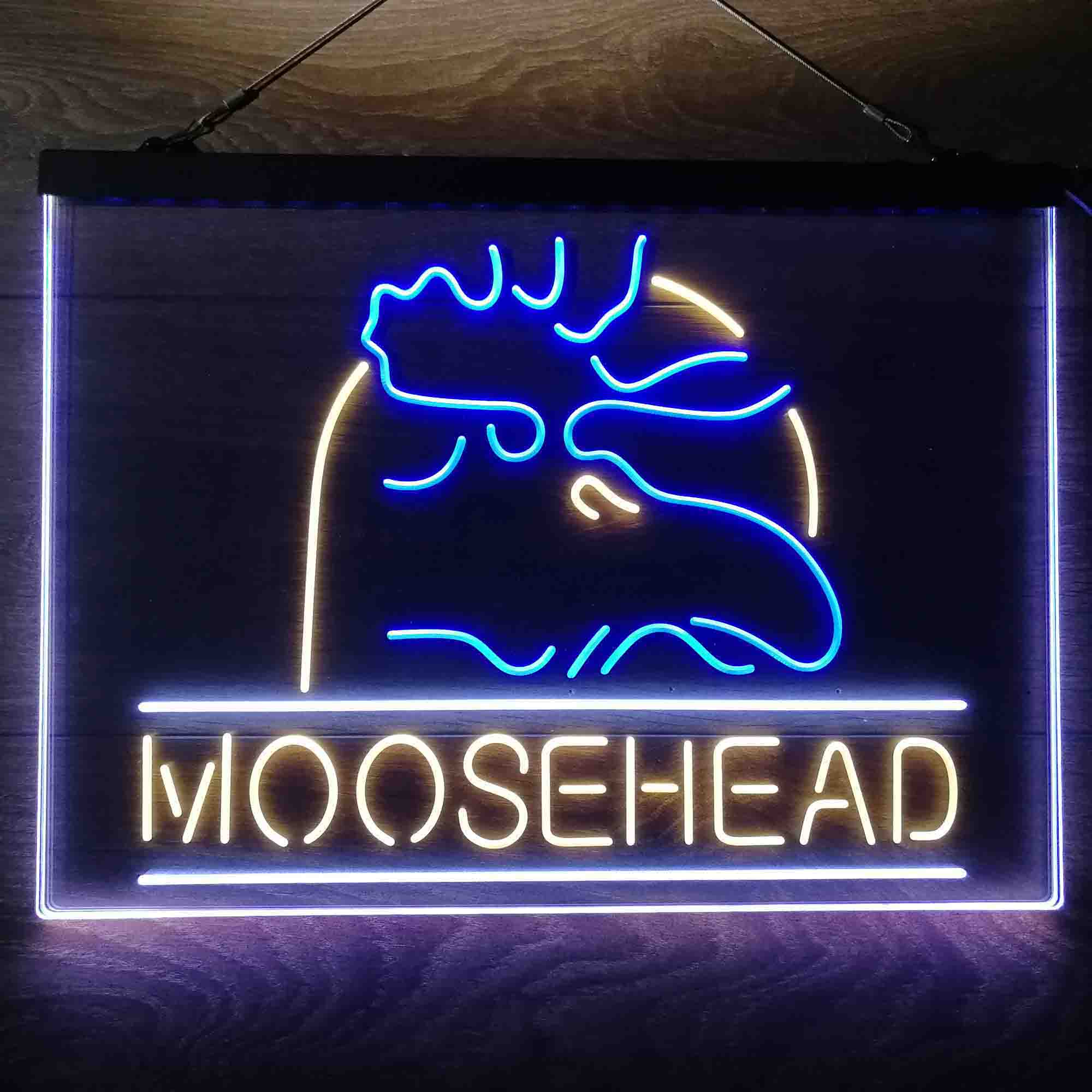 Moosehead Lager Beer Neon 3-Color LED Sign - Image 4