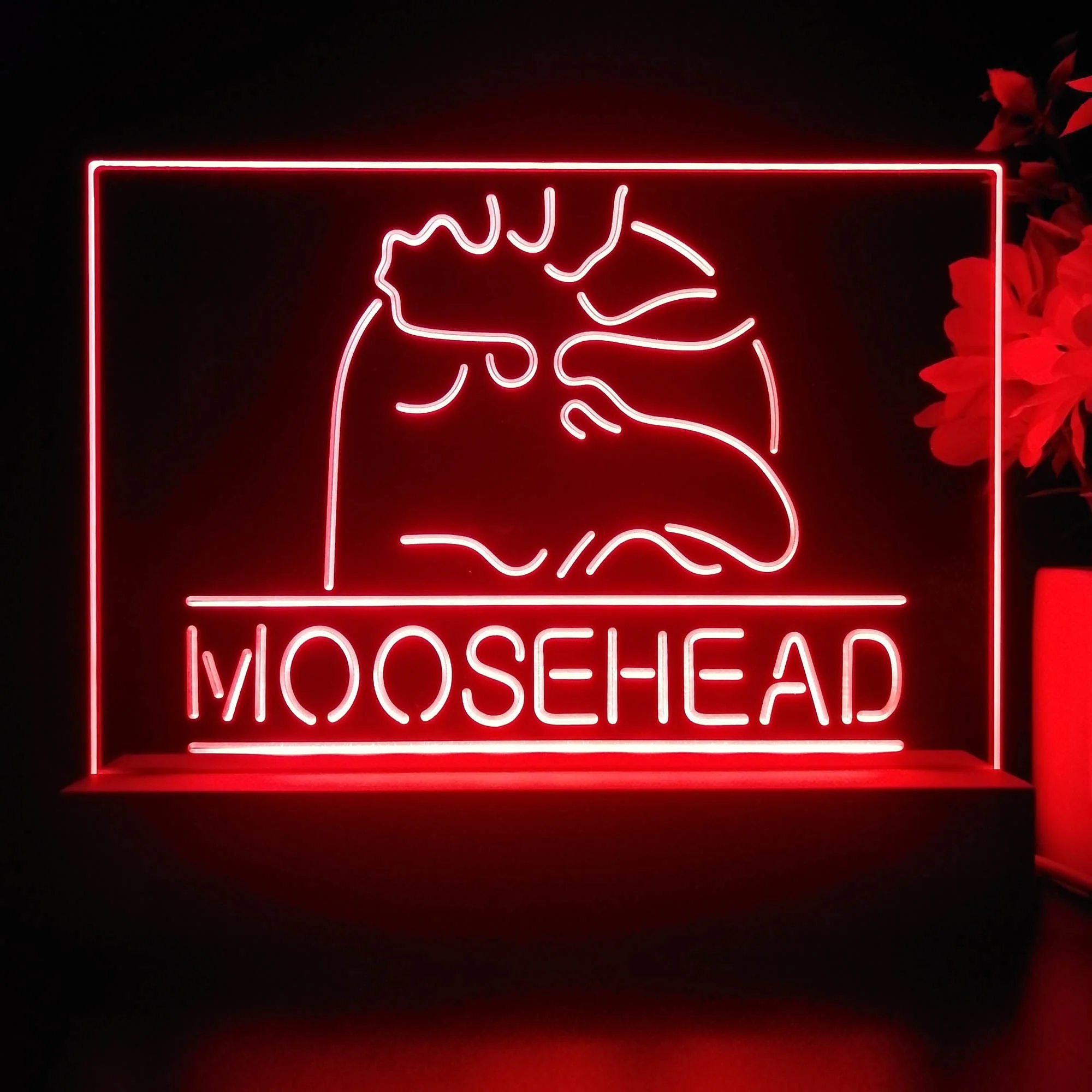 Moosehead Lager Beer Man Cave Neon Sign Pub Bar Lamp - Image 3