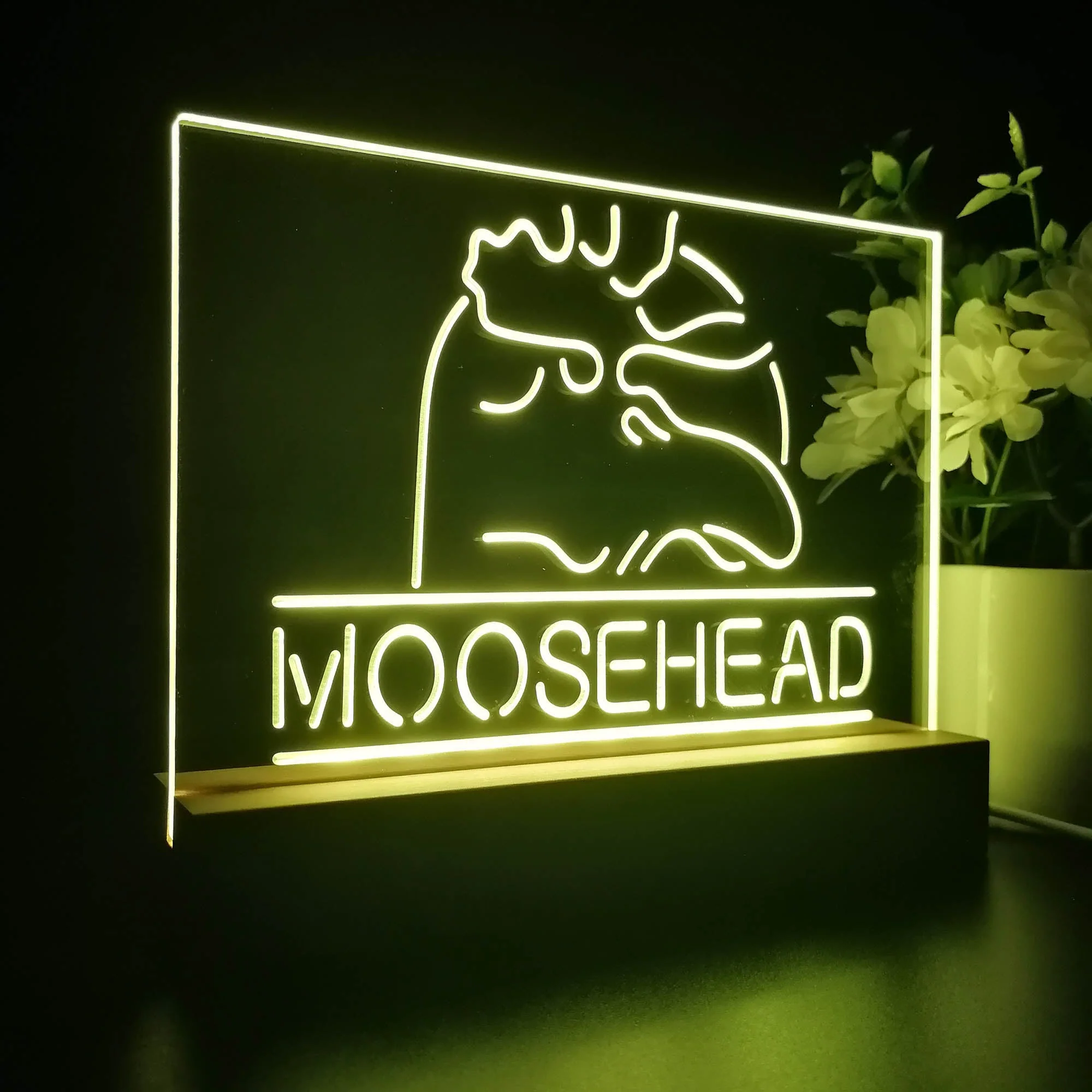 Moosehead Lager Beer Man Cave Neon Sign Pub Bar Lamp - Image 5