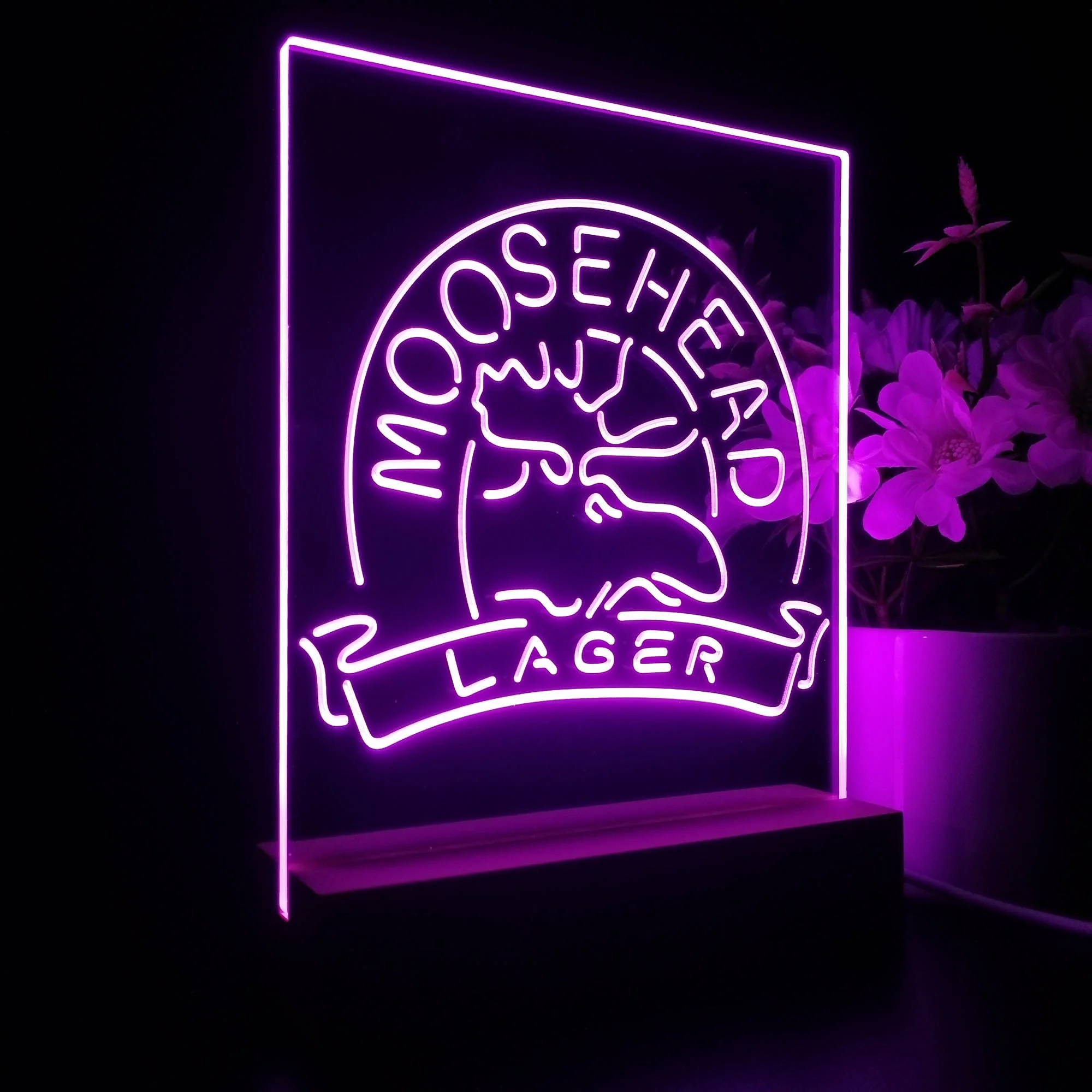 Moosehead Lager Beer 3D Illusion Night Light Desk Lamp - Image 7