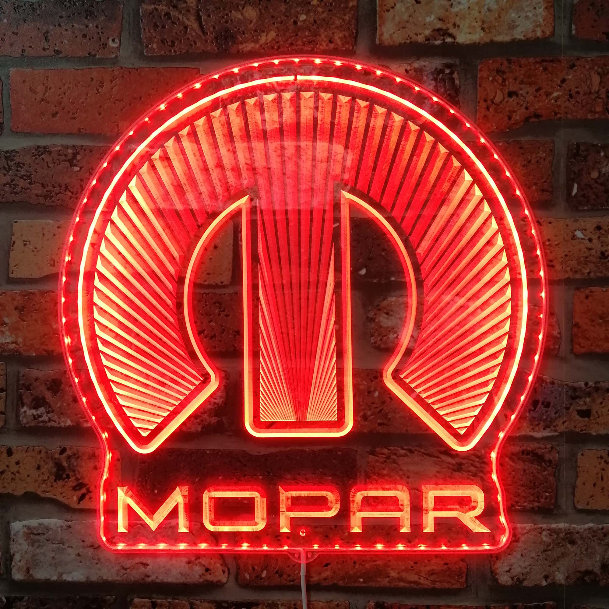 Mopar Neon LED Sign with Dynamic RGB Colors - Image 3
