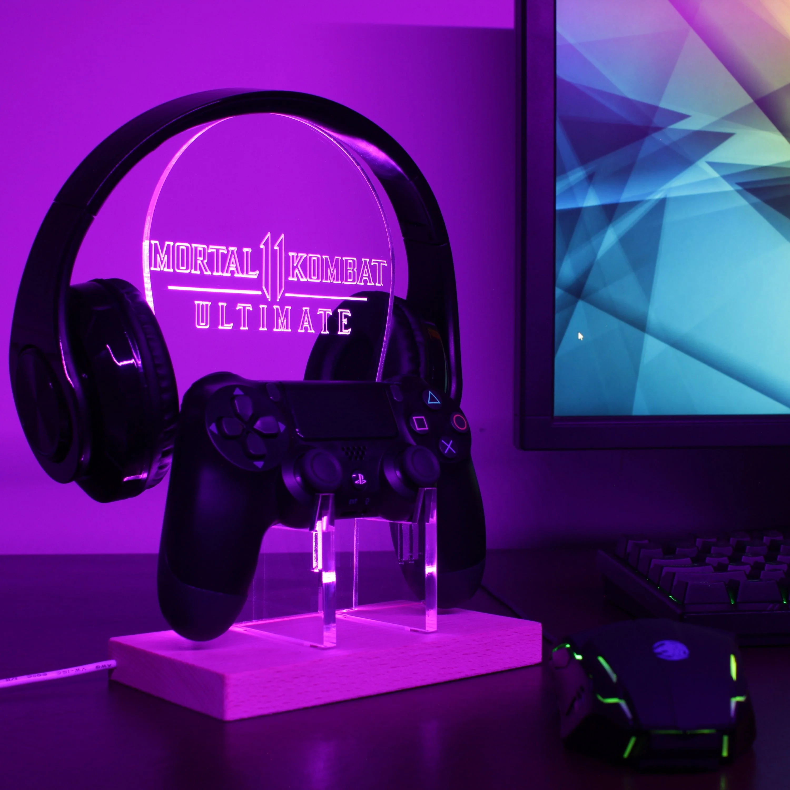 Mortal Kombat 11 LED Gaming Headset Controller Stand - Image 4