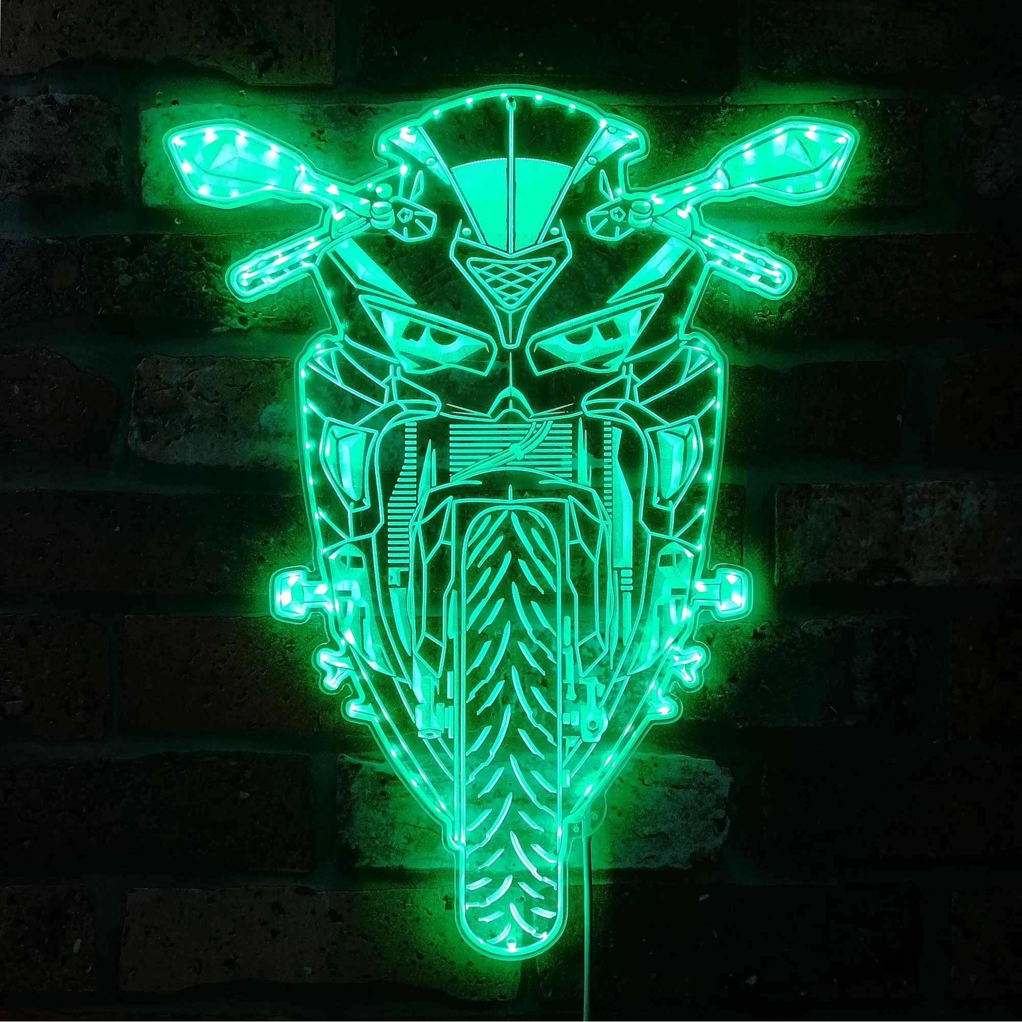Motorcycles Kawasaki Neon LED Sign with Dynamic RGB Colors - Image 6