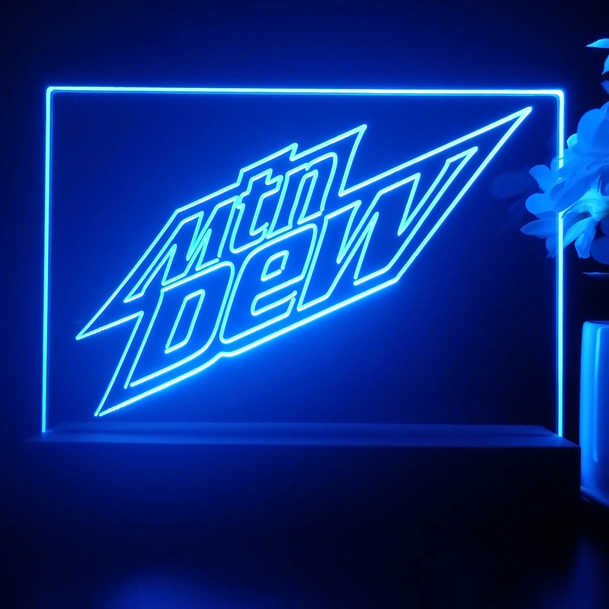 Mountain Dew Mtn Drink Neon Sign Pub Bar Lamp - Image 2