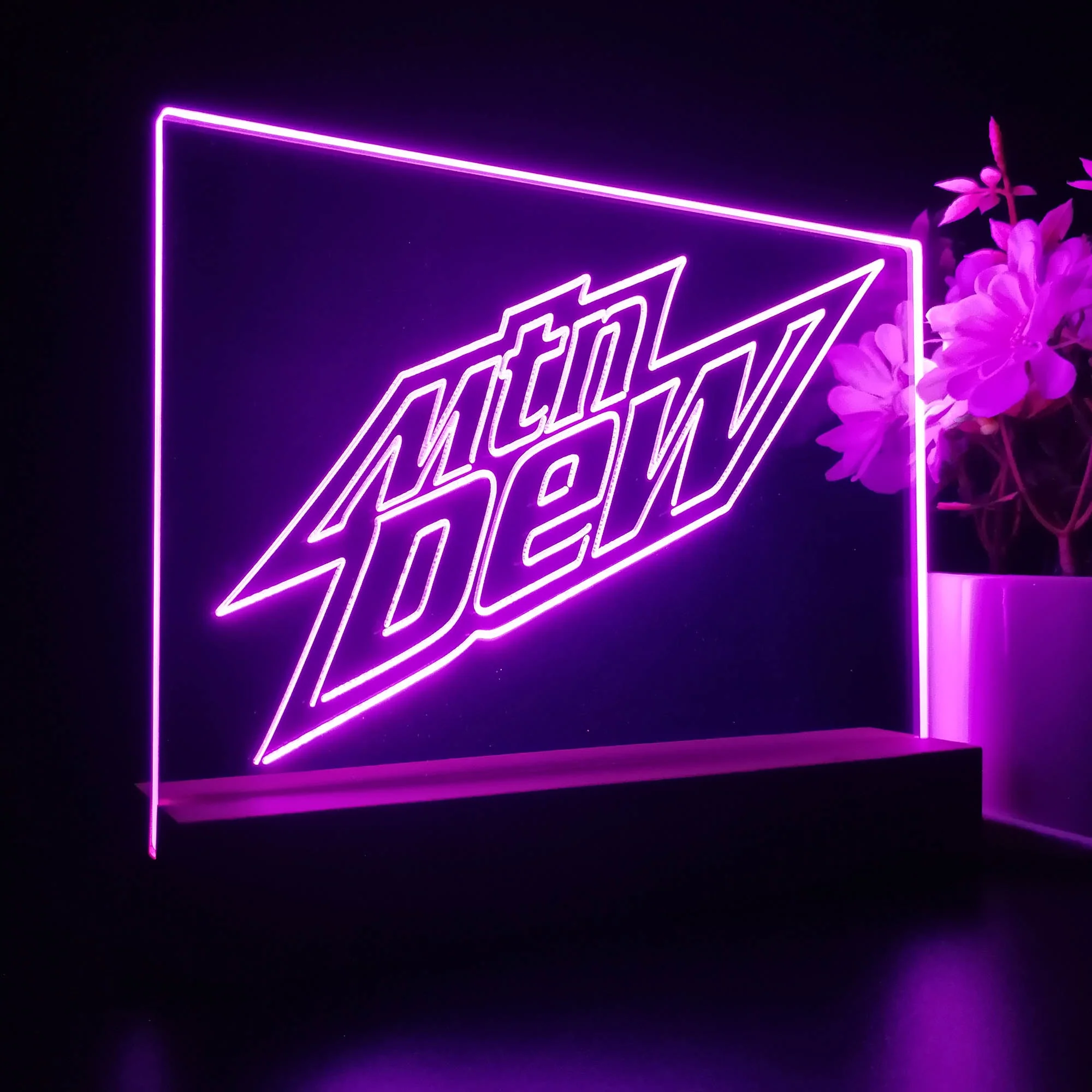 Mountain Dew Mtn Drink Neon Sign Pub Bar Lamp - Image 6