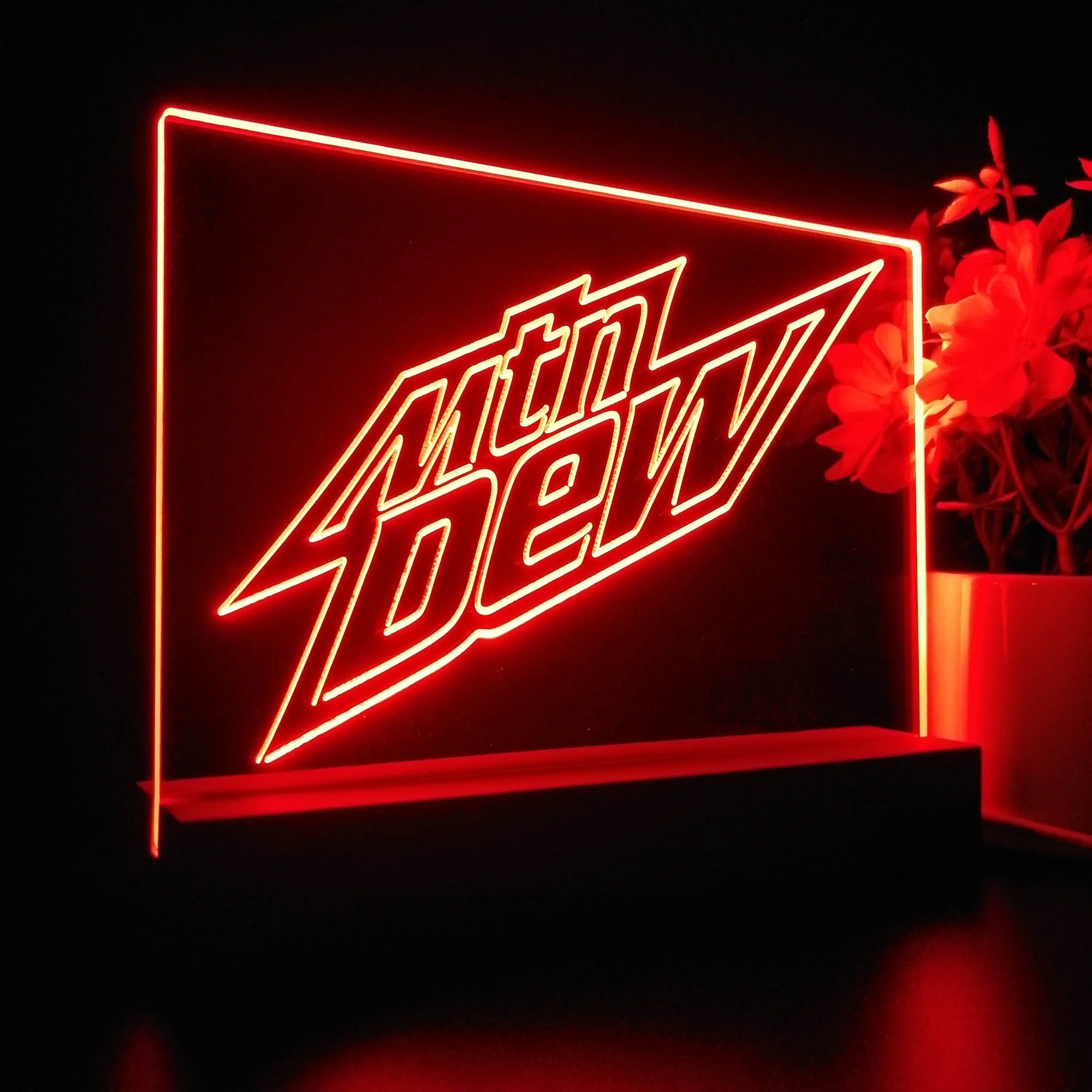 Mountain Dew Mtn Drink Neon Sign Pub Bar Lamp - Image 7