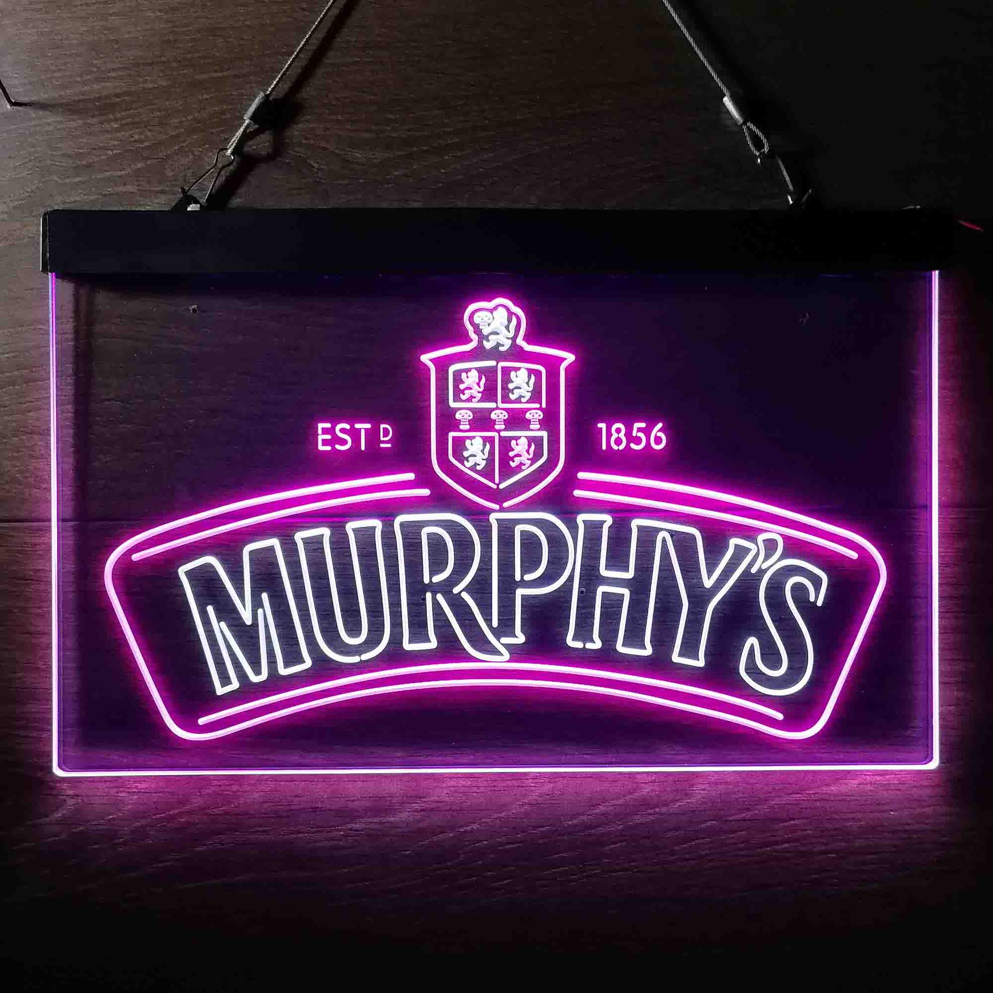 Murphy's Beer Est 1856 Home Bar Neon Light LED Sign - Image 6