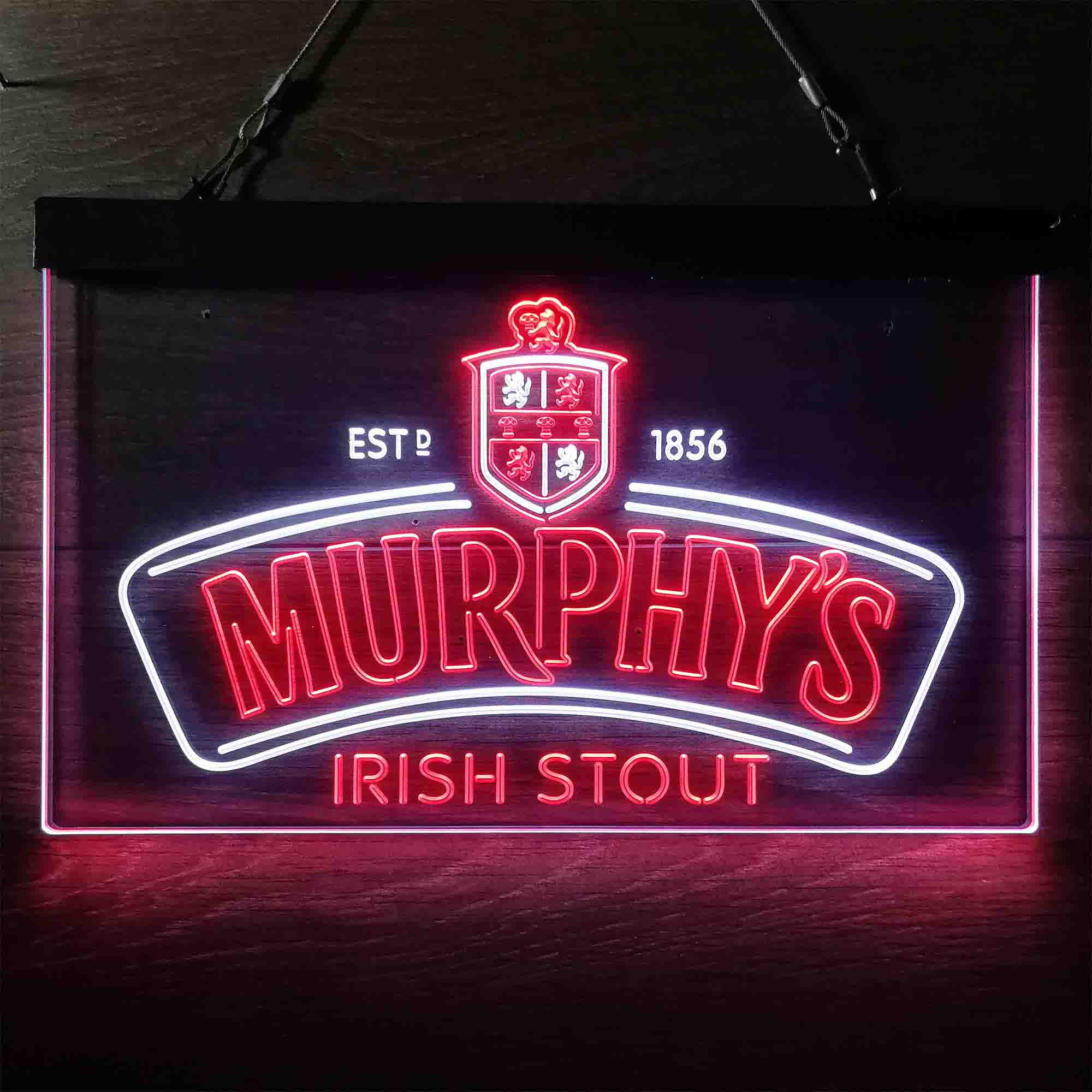 Murphy's Irish Stout Est 1856 Neon-Like LED Sign - Image 13