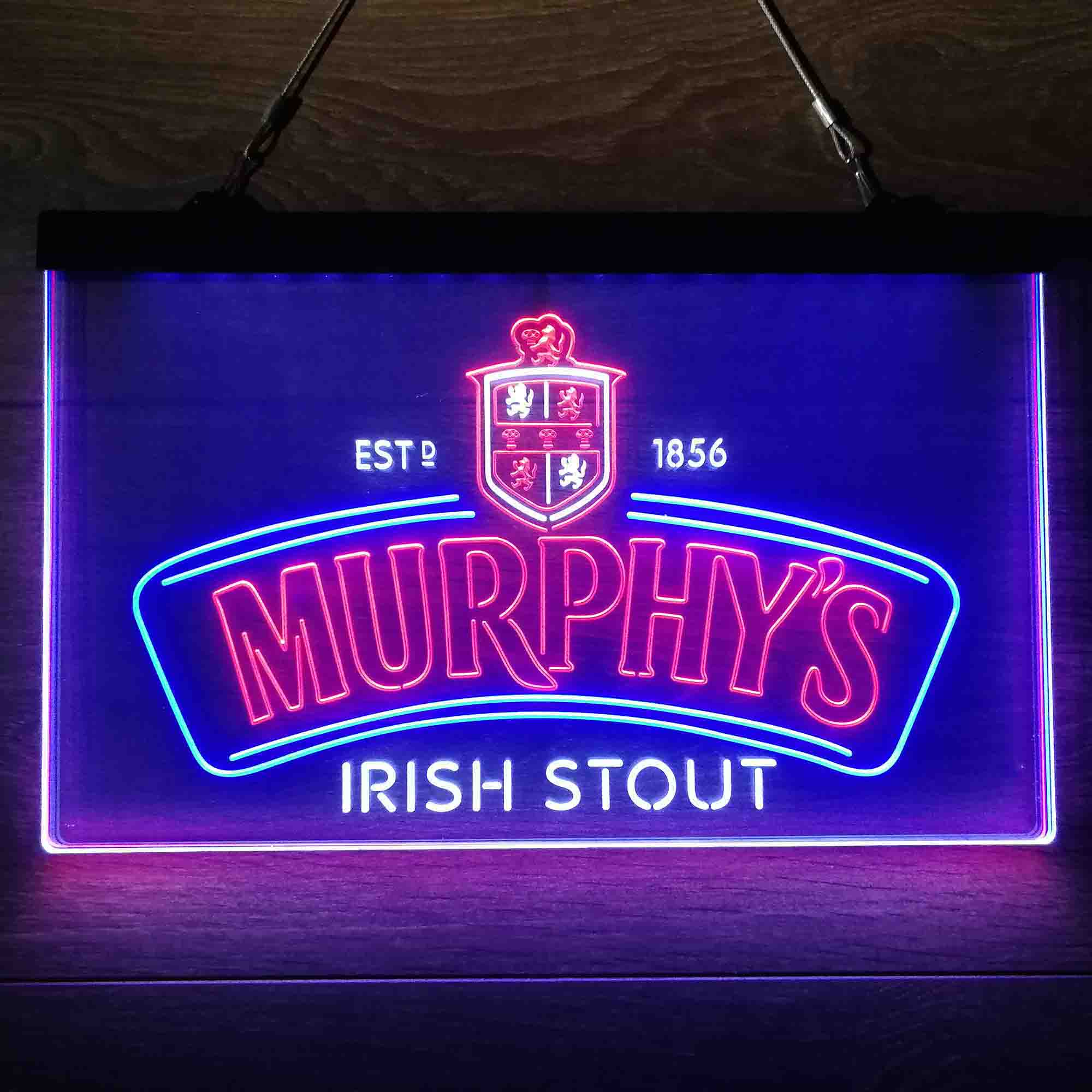 Murphy's Irish Stout Est 1856 Neon-Like LED Sign - Image 16
