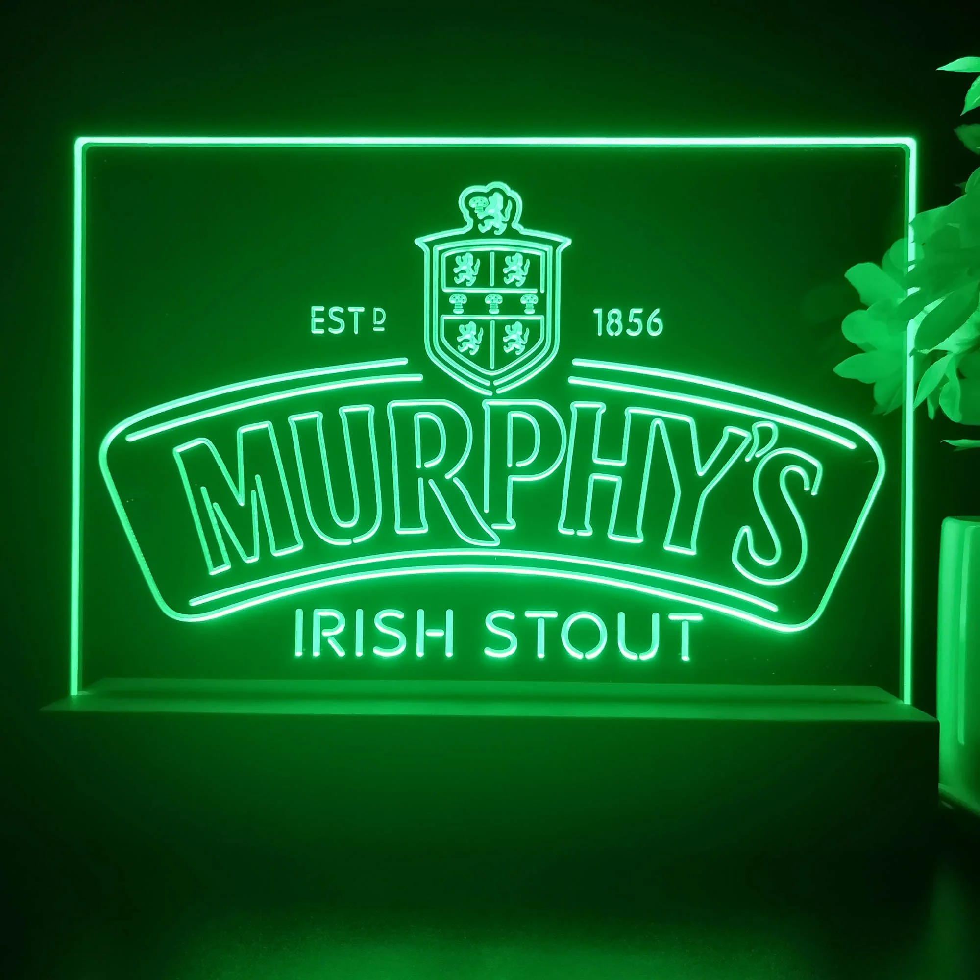 Murphy's Irish Stout Est 1856 Neon Sign Pub Bar Lamp - Image 4