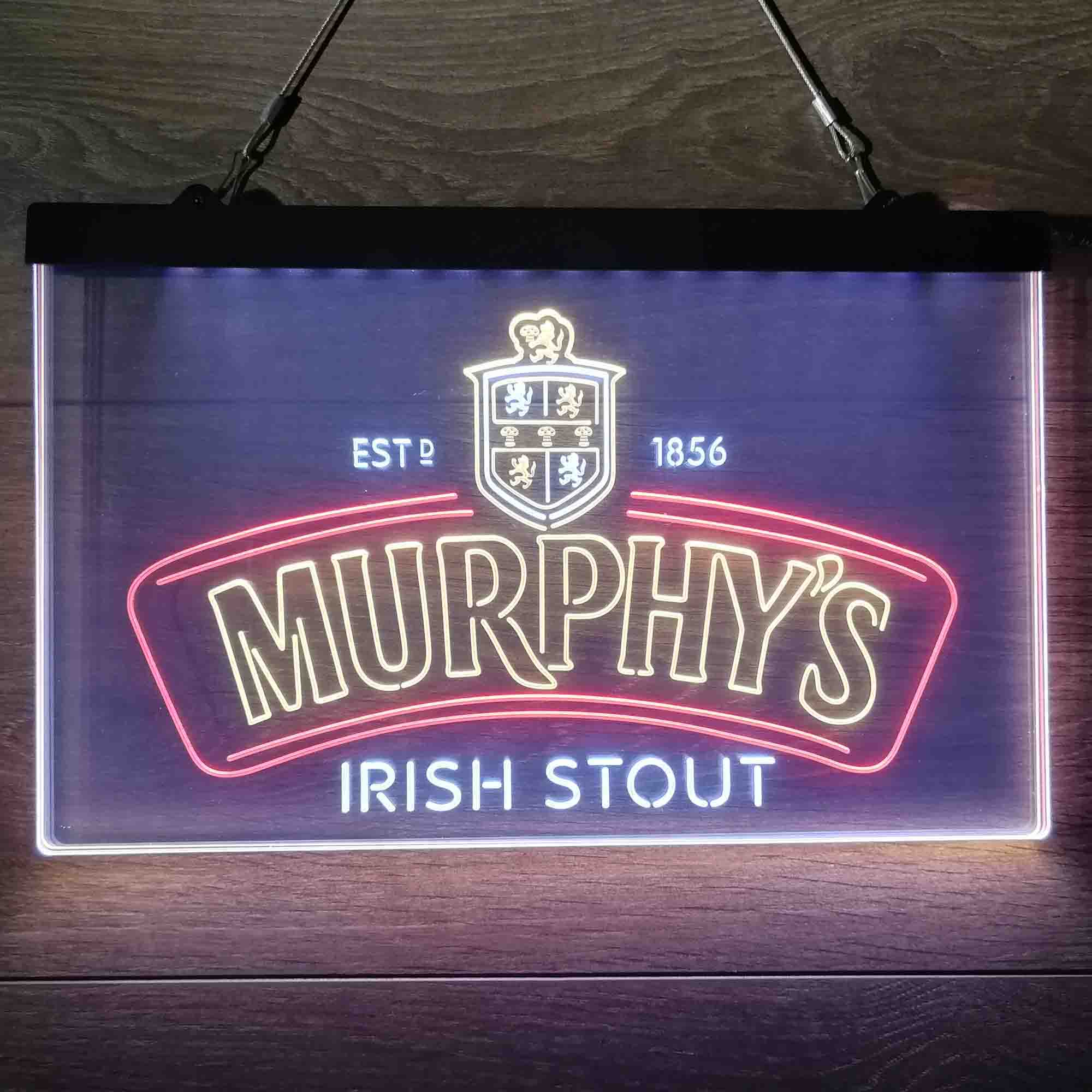 Murphy's Irish Stout  Neon 3-Color LED Sign - Image 7