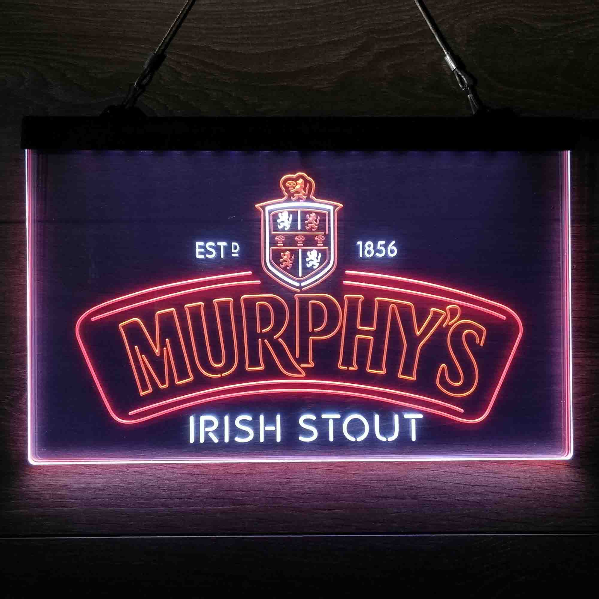 Murphy's Irish Stout  Neon 3-Color LED Sign - Image 9