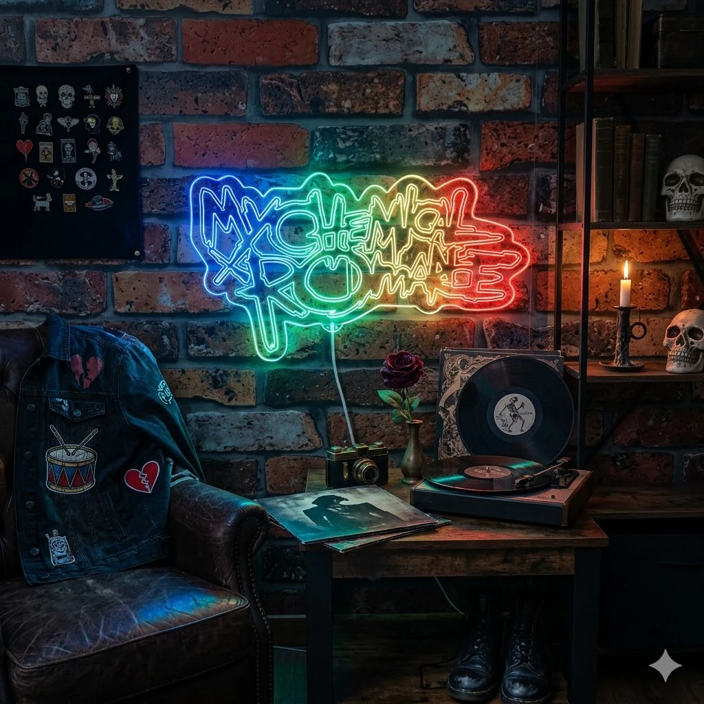 My Chemical Romance Neon LED Sign with Dynamic RGB Colors - Image 7