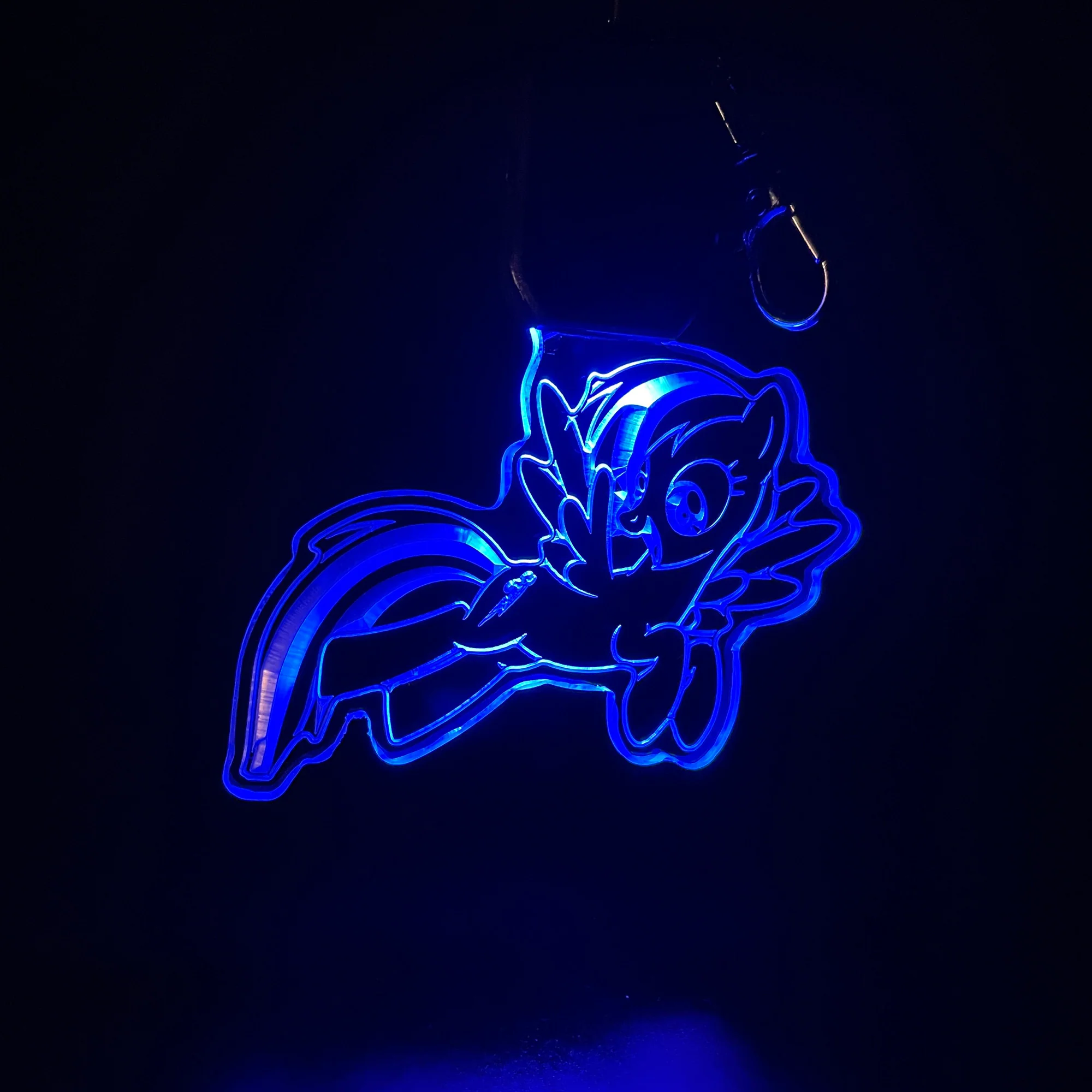 My Little Pony LED Light Acrylic Keychain , Christmas Tree Ornament - Image 5