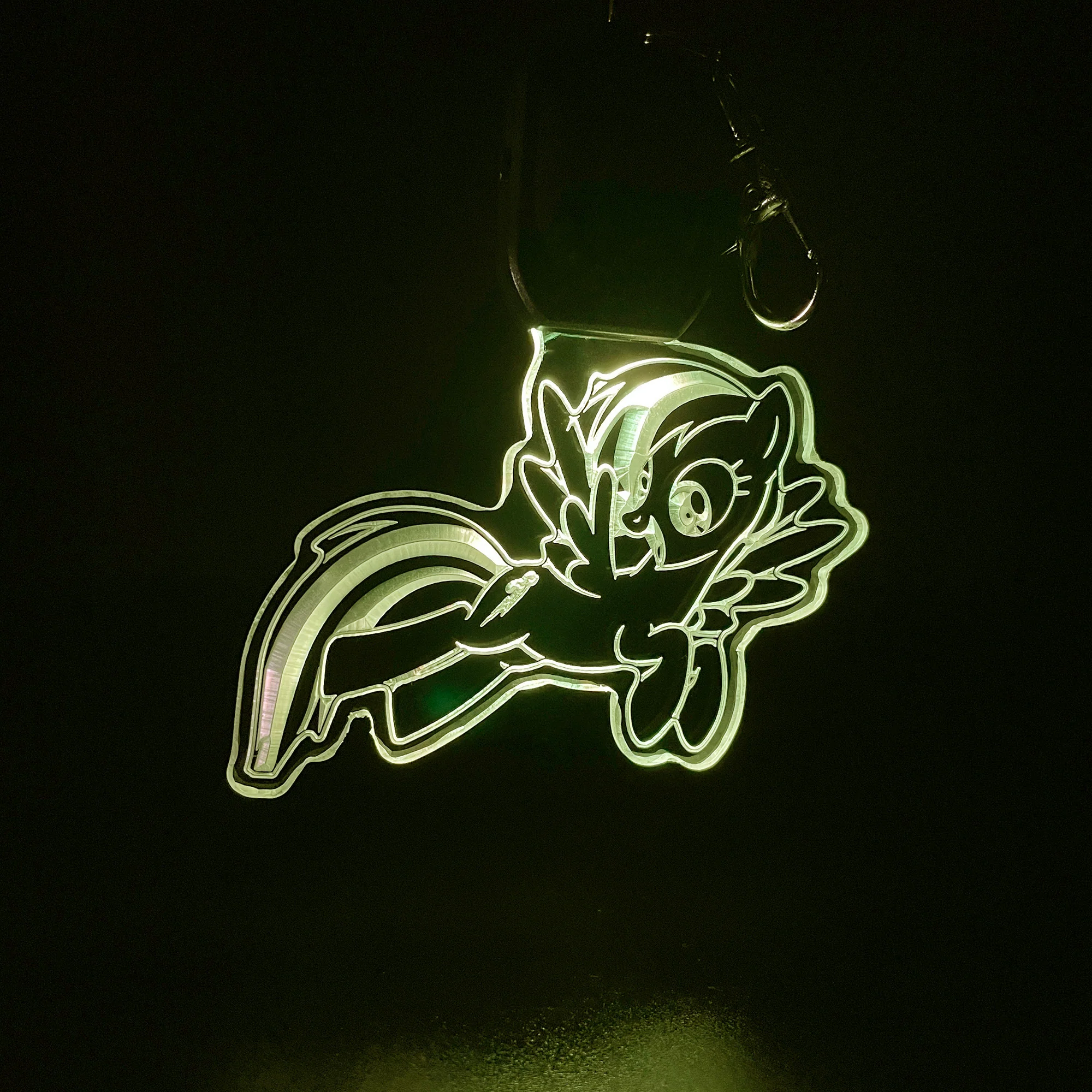 My Little Pony LED Light Acrylic Keychain , Christmas Tree Ornament - Image 6