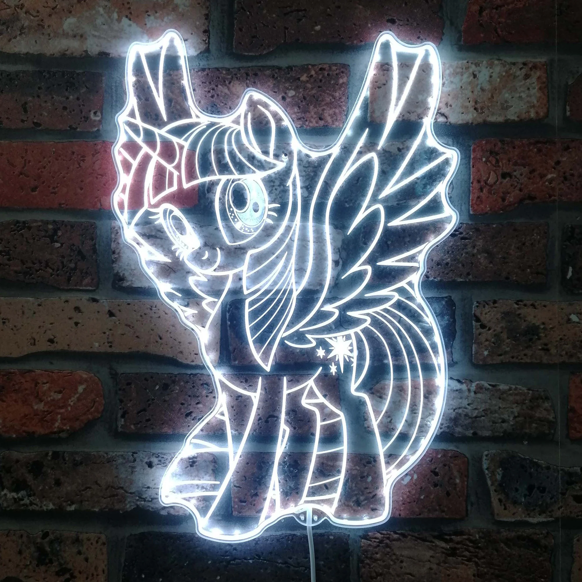 My Little Pony Trilight Sparkle Neon LED Sign with Dynamic RGB Colors - Image 5