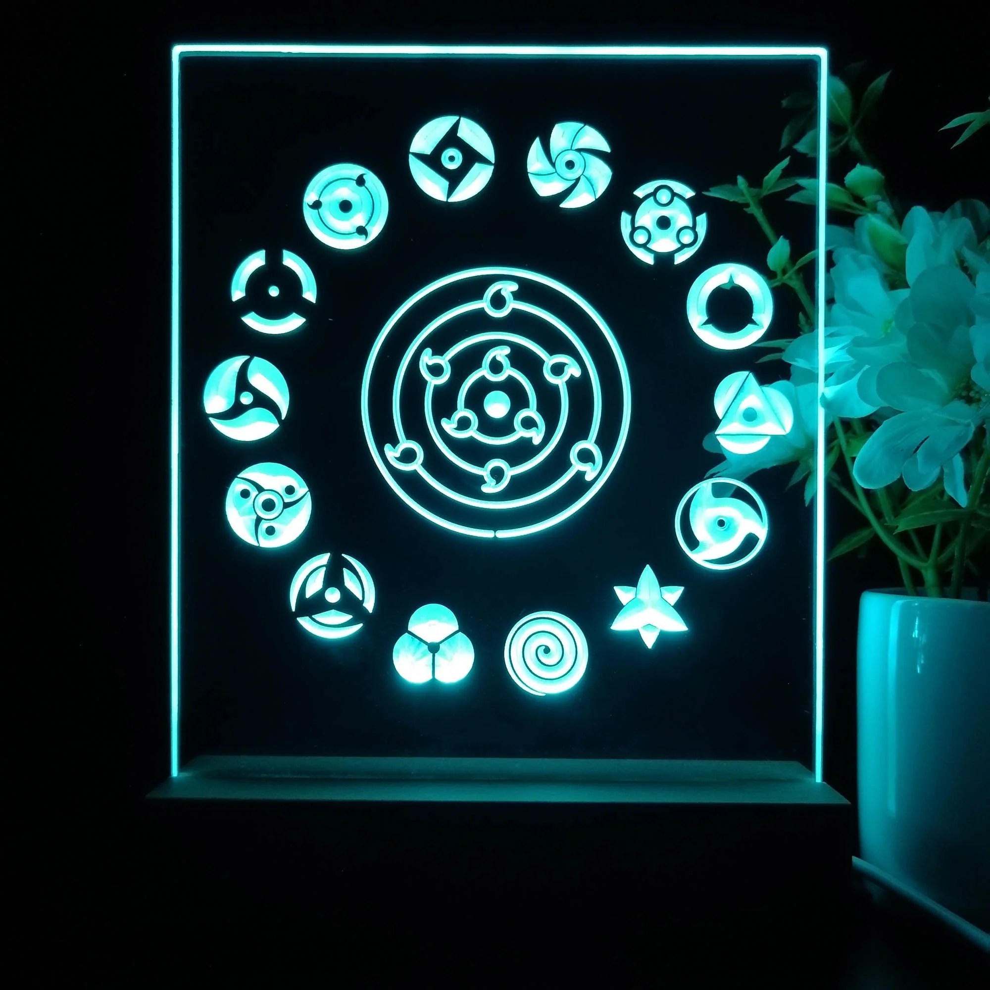 Sharingan Game Room LED Sign Lamp Display - Image 4