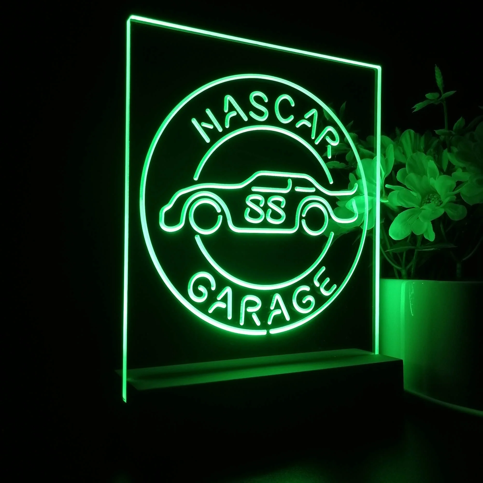 Nascar 88 Garage Dale Jr. Neon Sign Table Top Lamp - Image 7