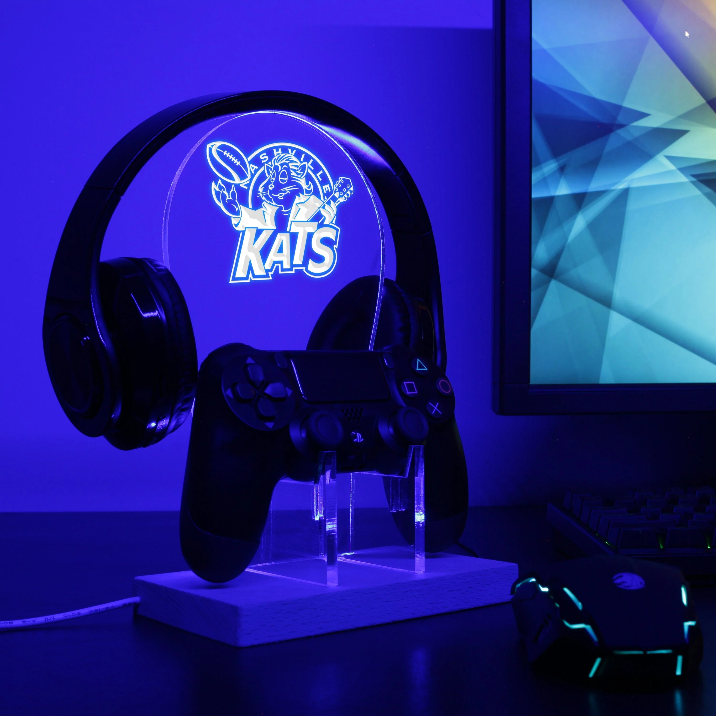 Nashville Kats LED Gaming Headset Controller Stand - Image 3