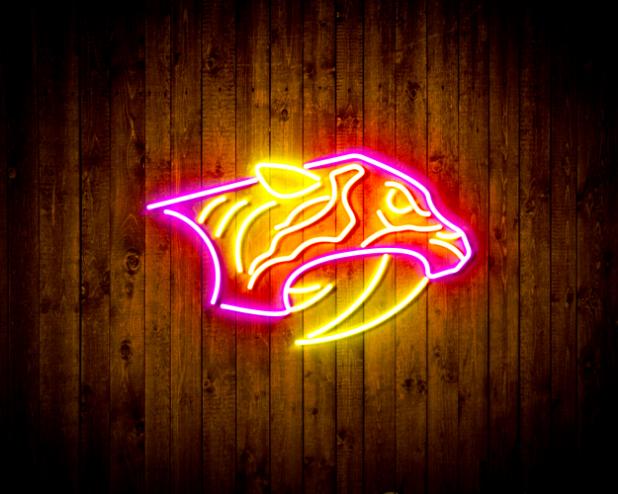 Nashville Predators Handmade Neon Flex LED Sign - Image 7
