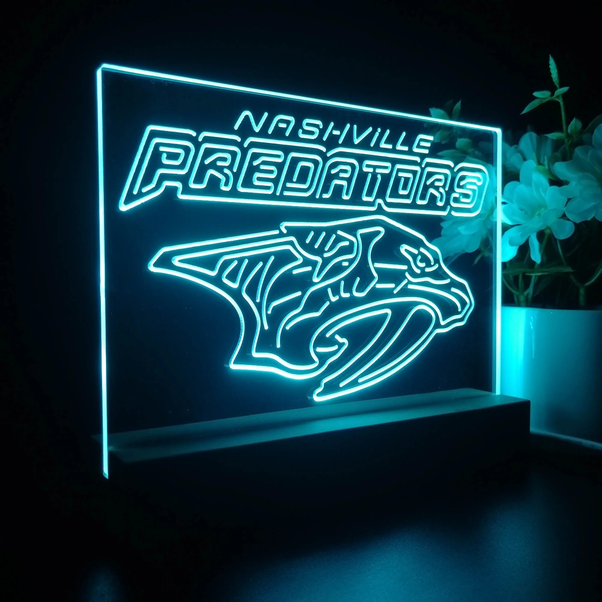 Nashville Predators Night Light Pub Bar Lamp - Image 5