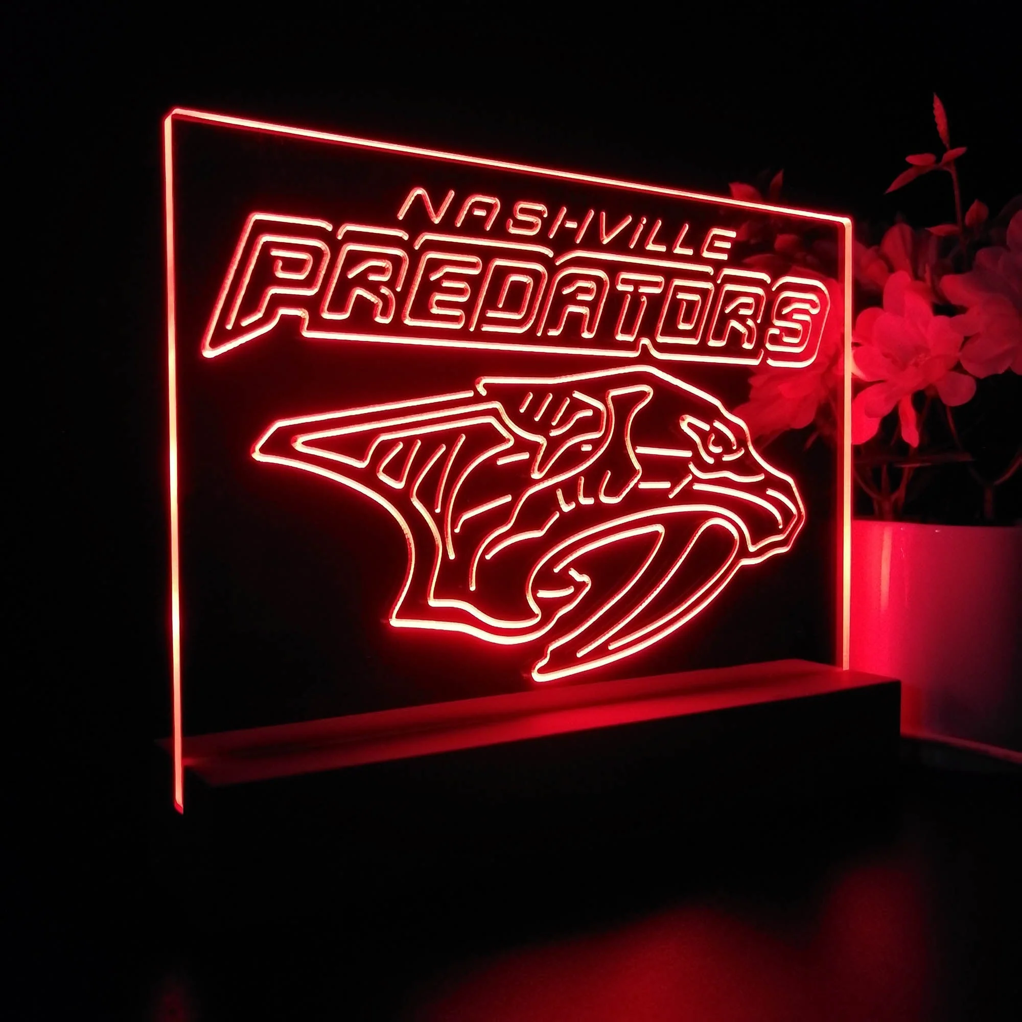 Nashville Predators Night Light Pub Bar Lamp - Image 7