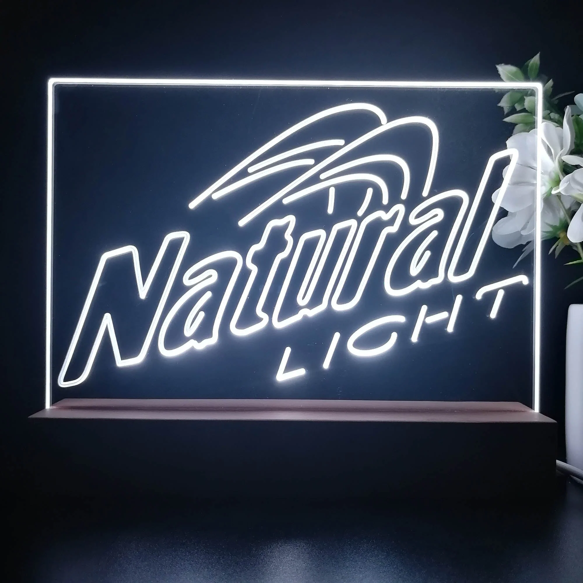 Natural Light Beer Neon Sign Pub Bar Lamp - Image 4