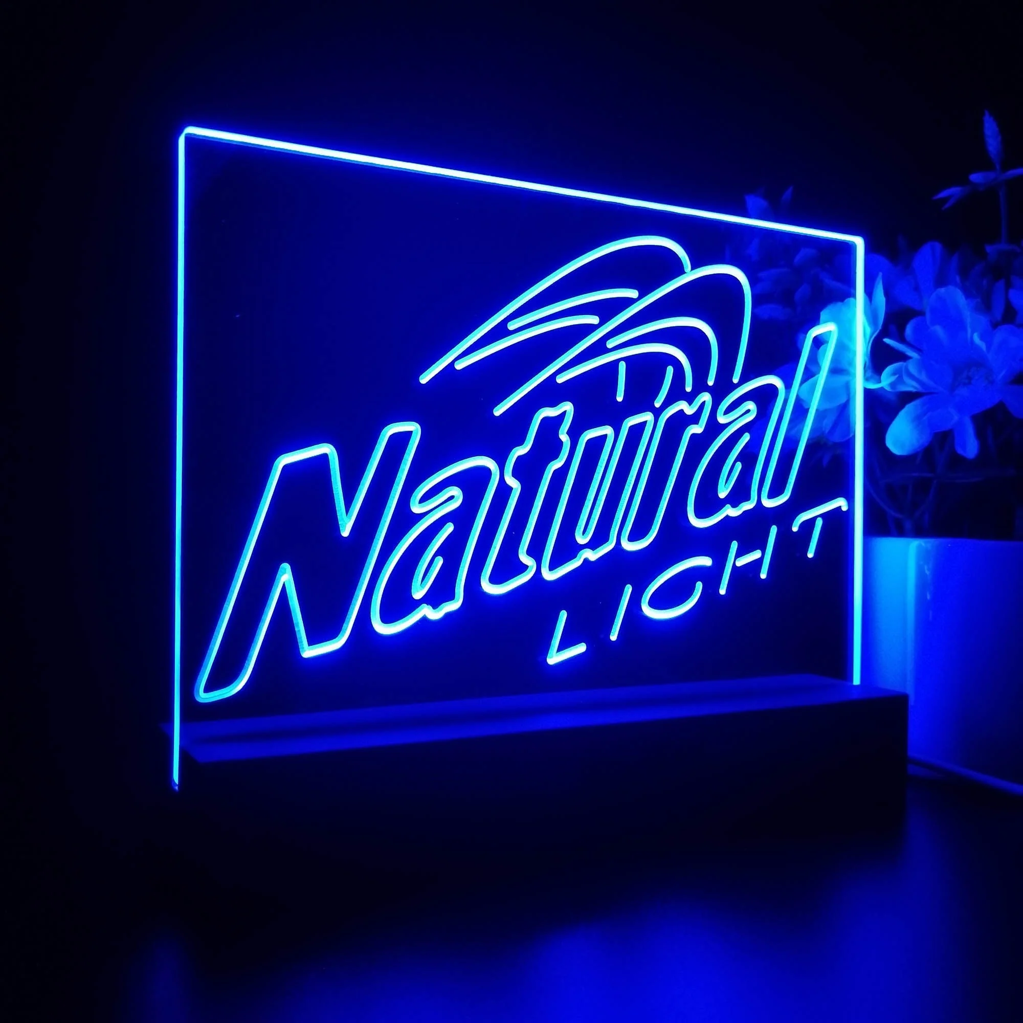 Natural Light Beer Neon Sign Pub Bar Lamp - Image 5