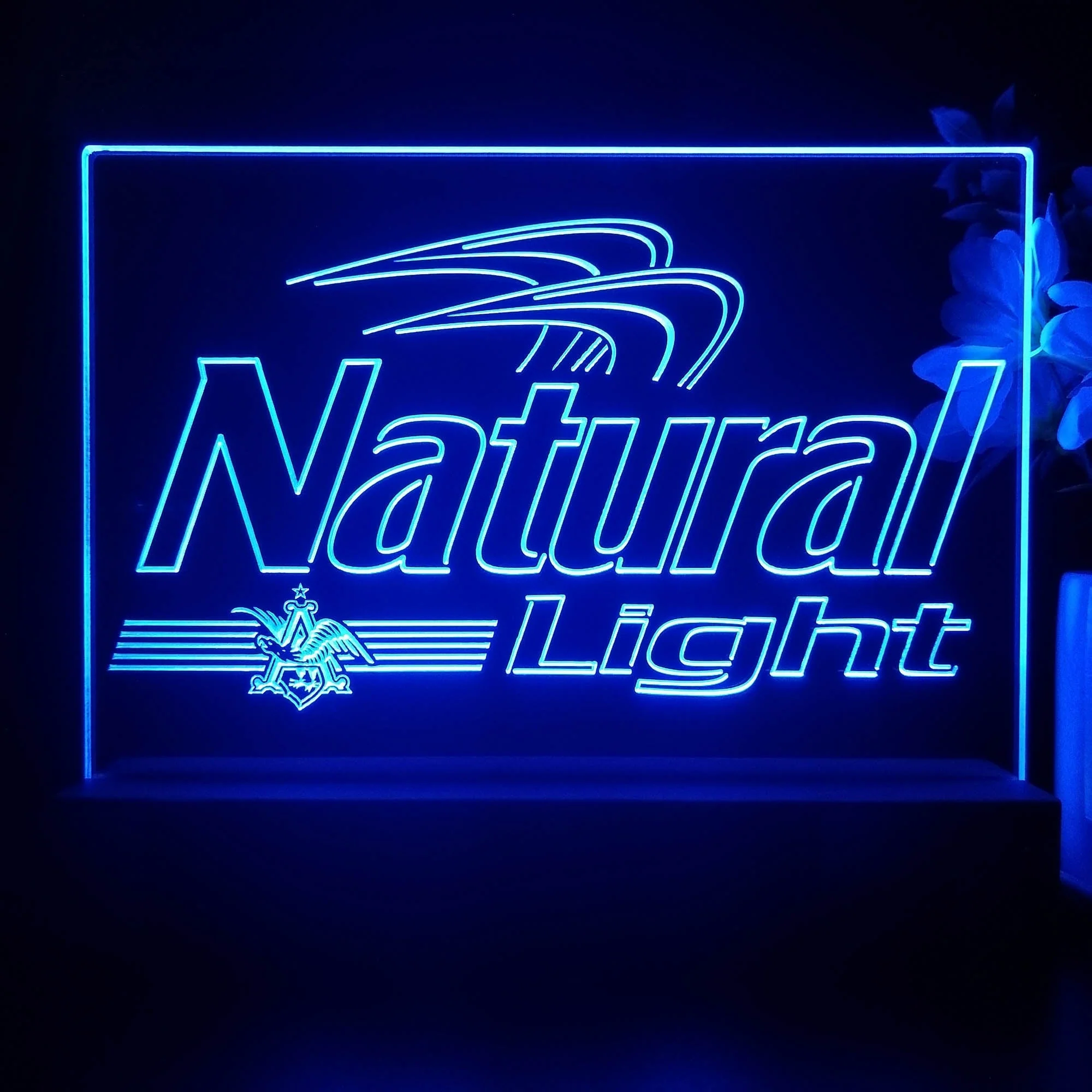 Natural Light Eagle Neon Sign Pub Bar Decor Lamp - Image 4