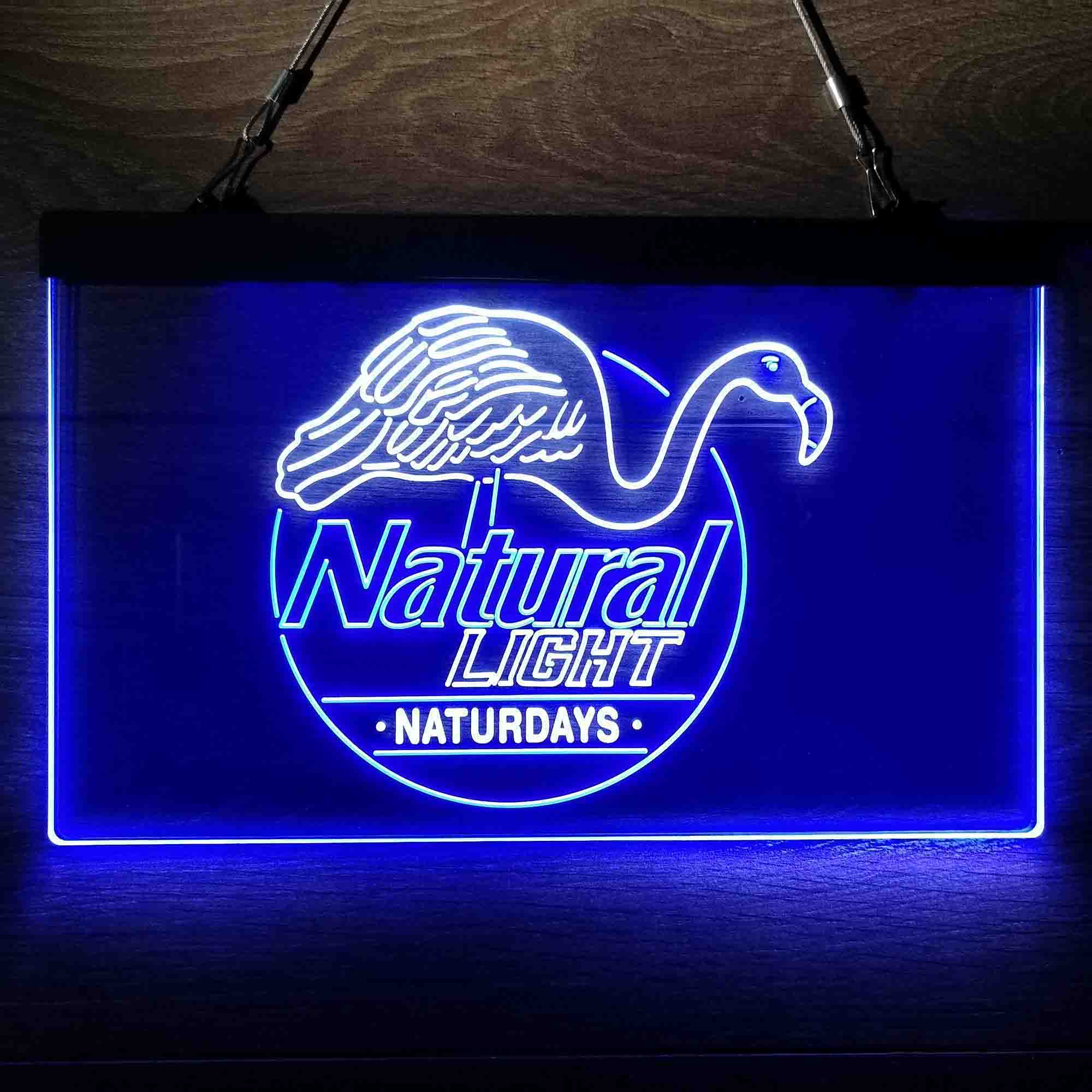 Natural Light Naturdays Flamingo Neon-Like LED Sign - Image 3