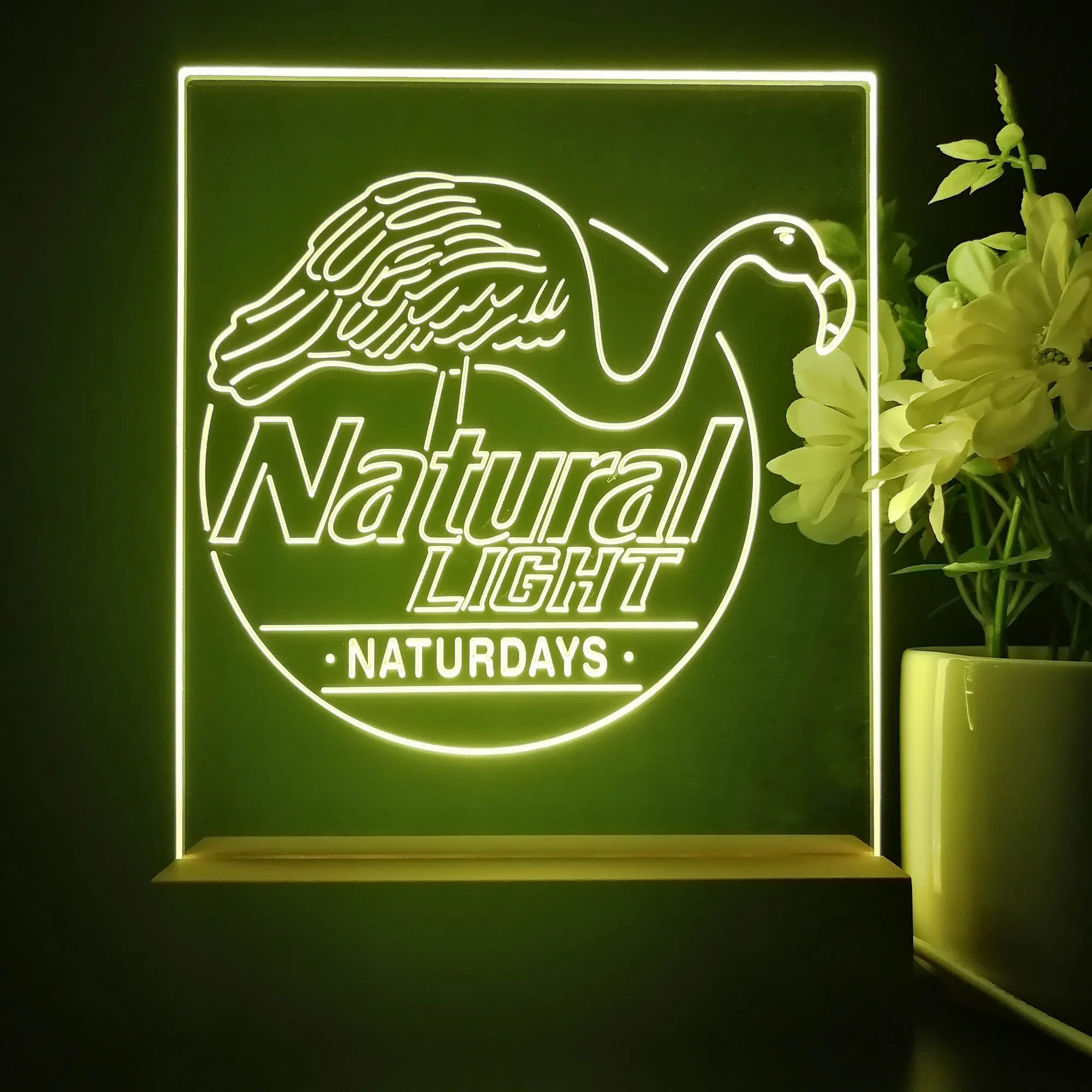 Natural Light Naturdays 3D Illusion Night Light Desk Lamp - Image 3