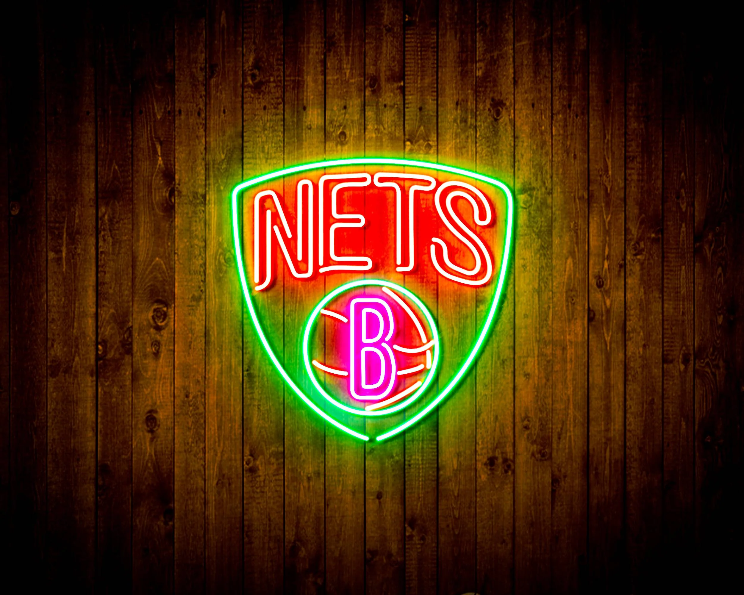 NBA Brooklyn Nets Bar Neon Flex LED Sign - Image 4