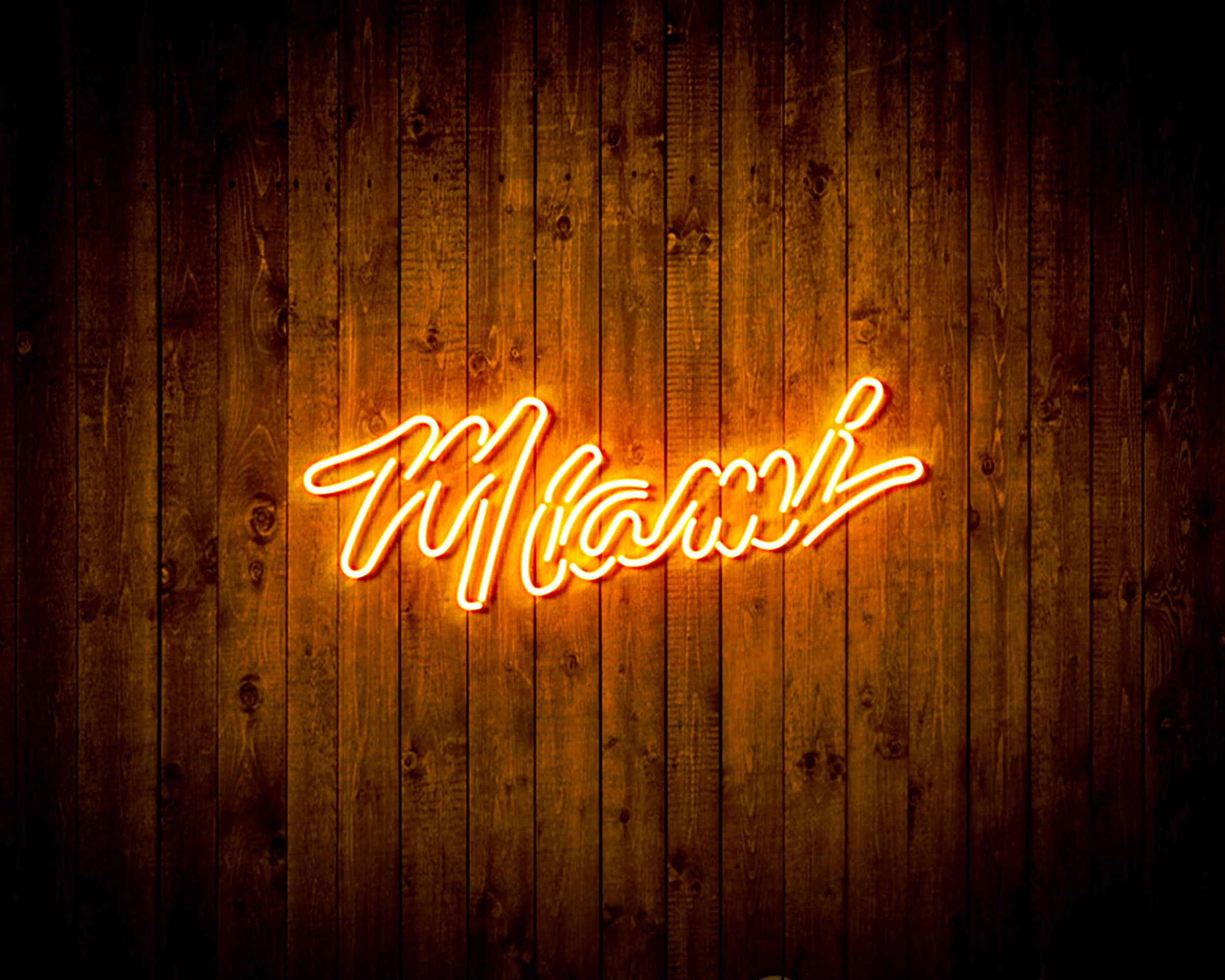 NBA Miami Heat Bar Neon Flex LED Sign - Image 4
