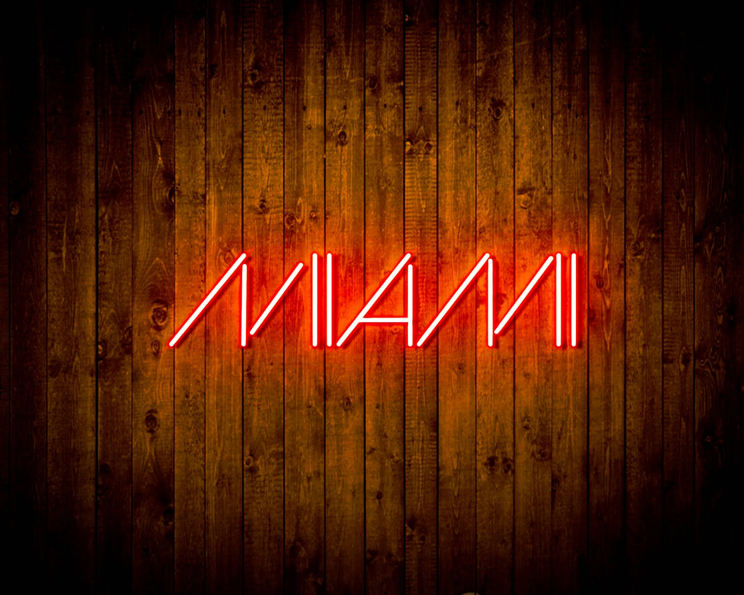 NBA Miami Heat Bar Neon Flex LED Sign - Image 2
